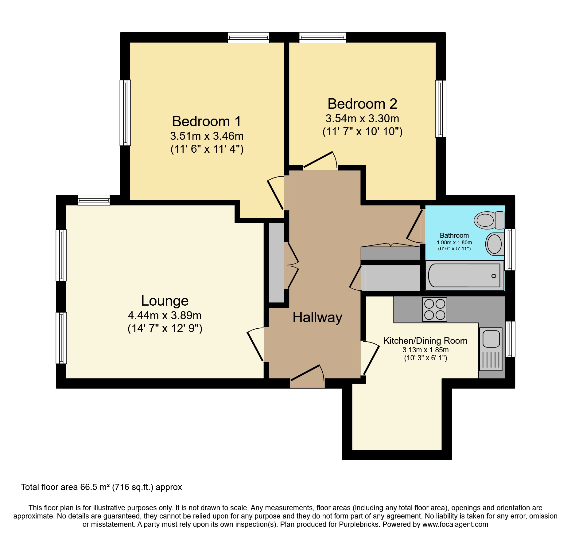 160, Tay Road, Leicester floorplan