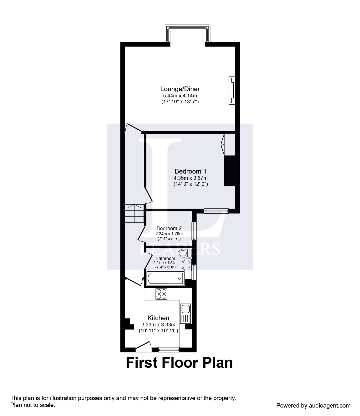 2 bed flat to rent in Yasmine Terrace, Copnor Road, Portsmouth PO3 Zoopla
