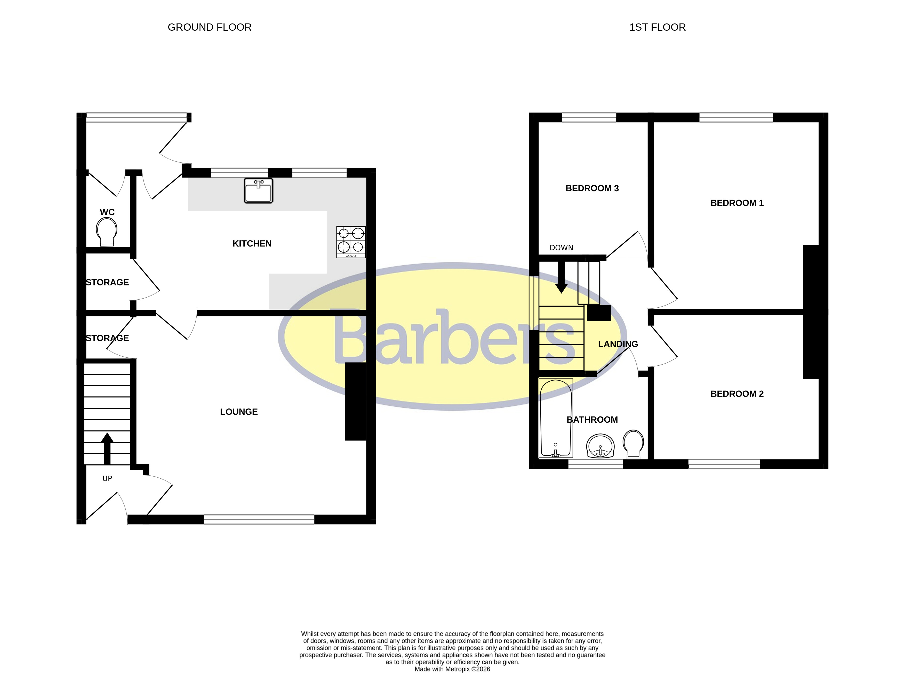 18, Barnard Street, Shrewsbury floorplan