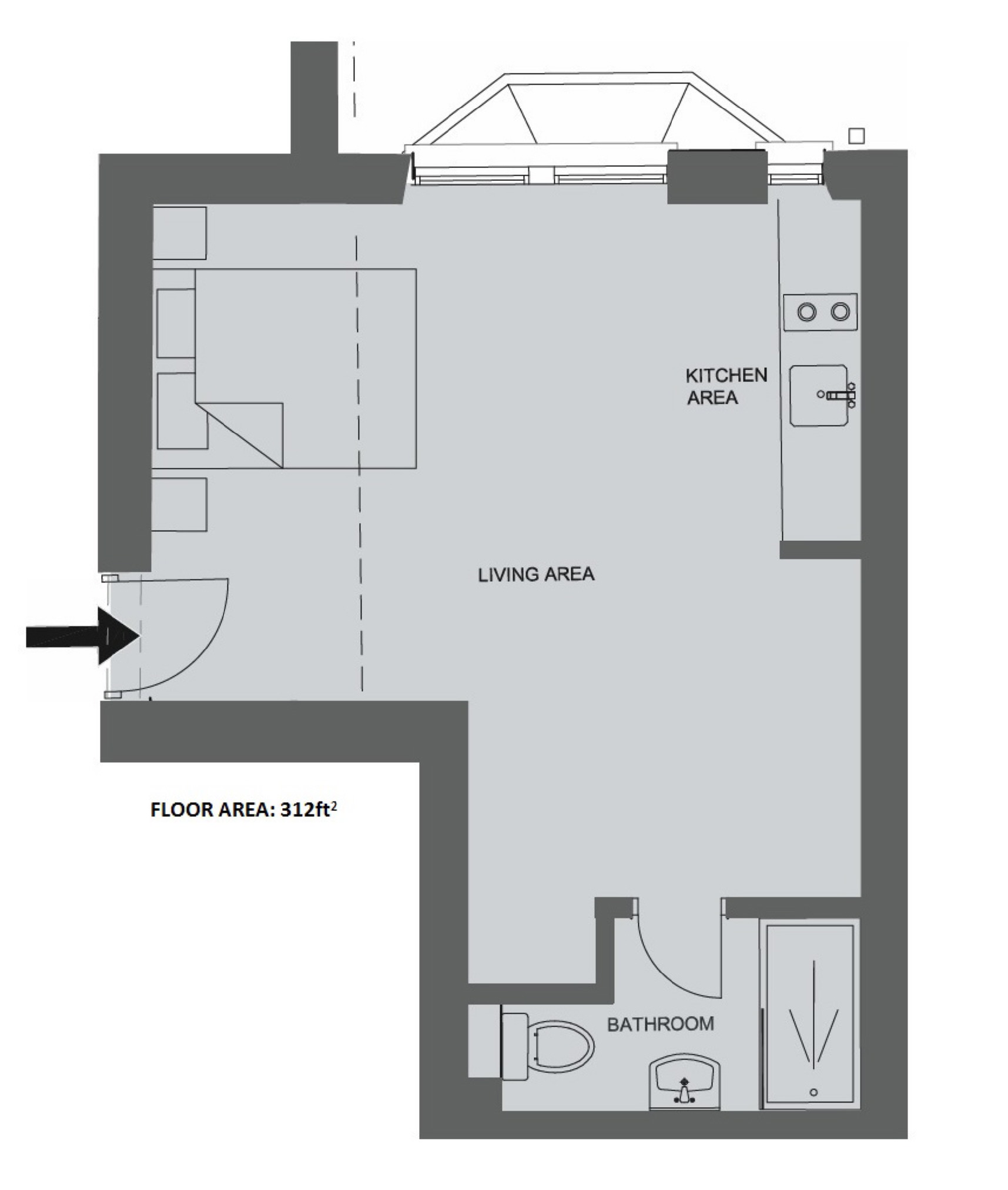 0 Bedrooms Studio to rent in Kensington High Street, Kensington, London W8