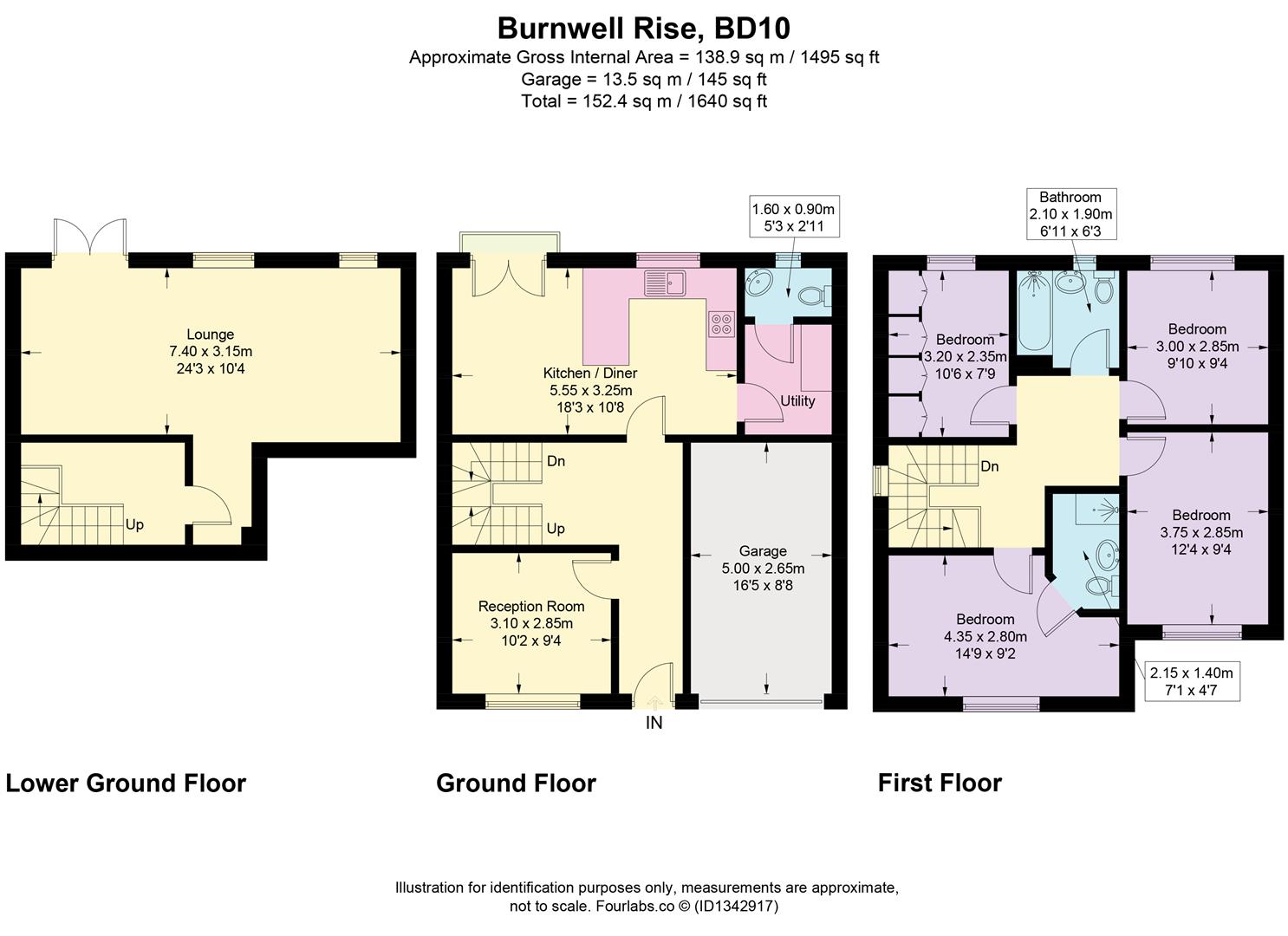 Burwell Rise, Bradford floorplan