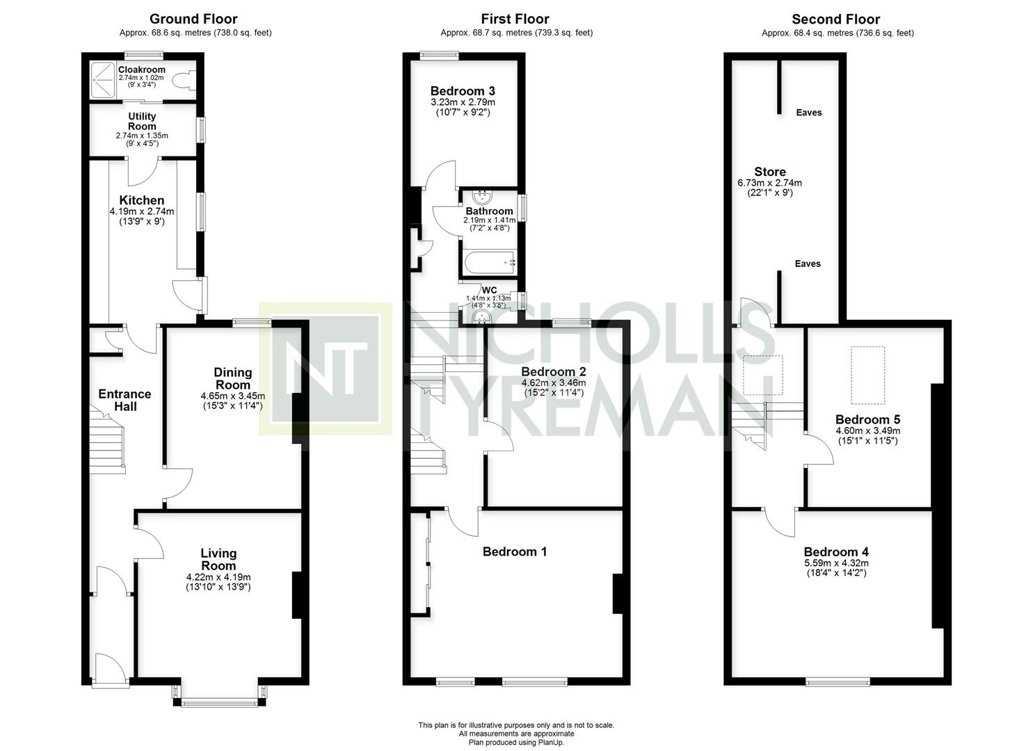 128, Stonefall Avenue, Harrogate floorplan