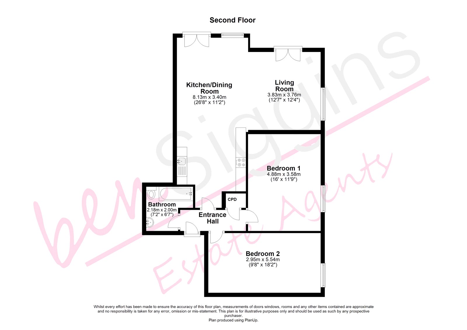 2 Bedrooms Flat for sale in Bluecoats Yard, Knightrider Street, Maidstone ME15