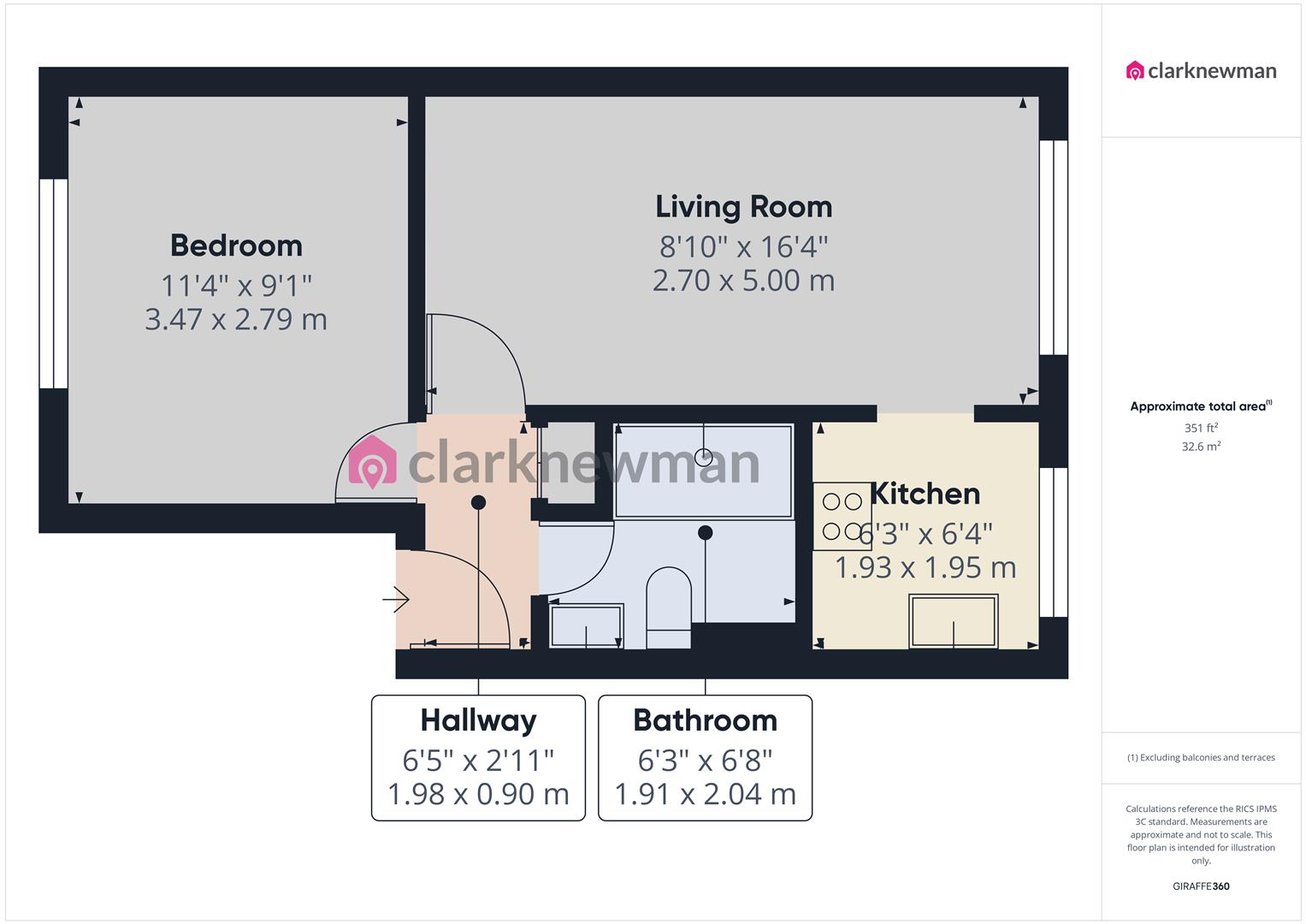 9, Crouch Court, Harlow floorplan