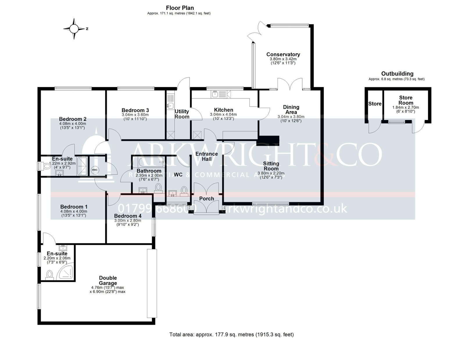 Meadow Croft, Old Mead Road, Bishop's Stortford floorplan