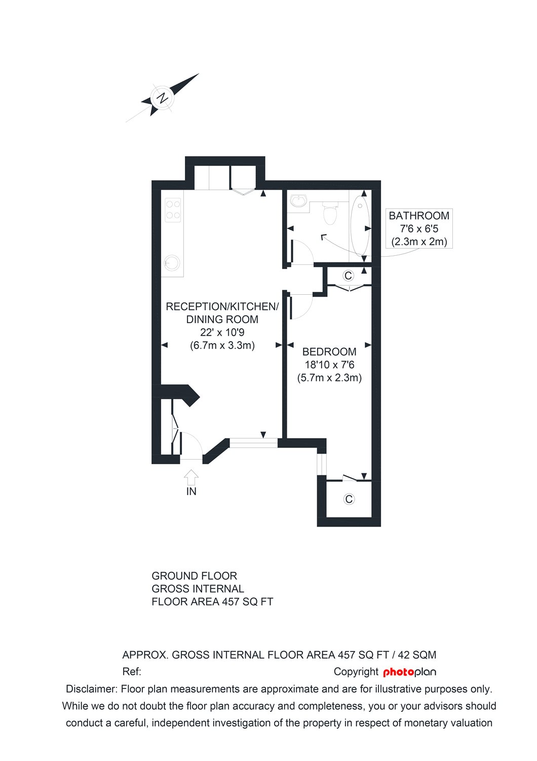 1 Bedrooms Flat to rent in Greencroft Gardens, West Hampstead, London NW6