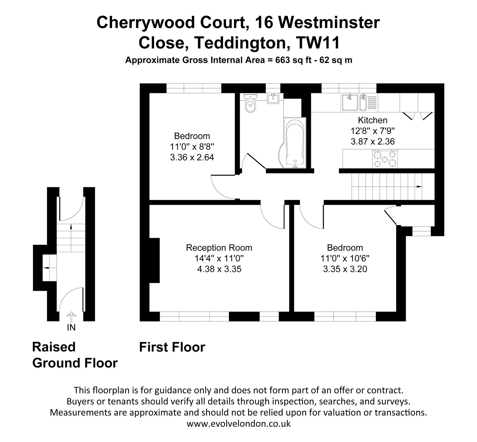 15, Cherrywood Court, Teddington floorplan