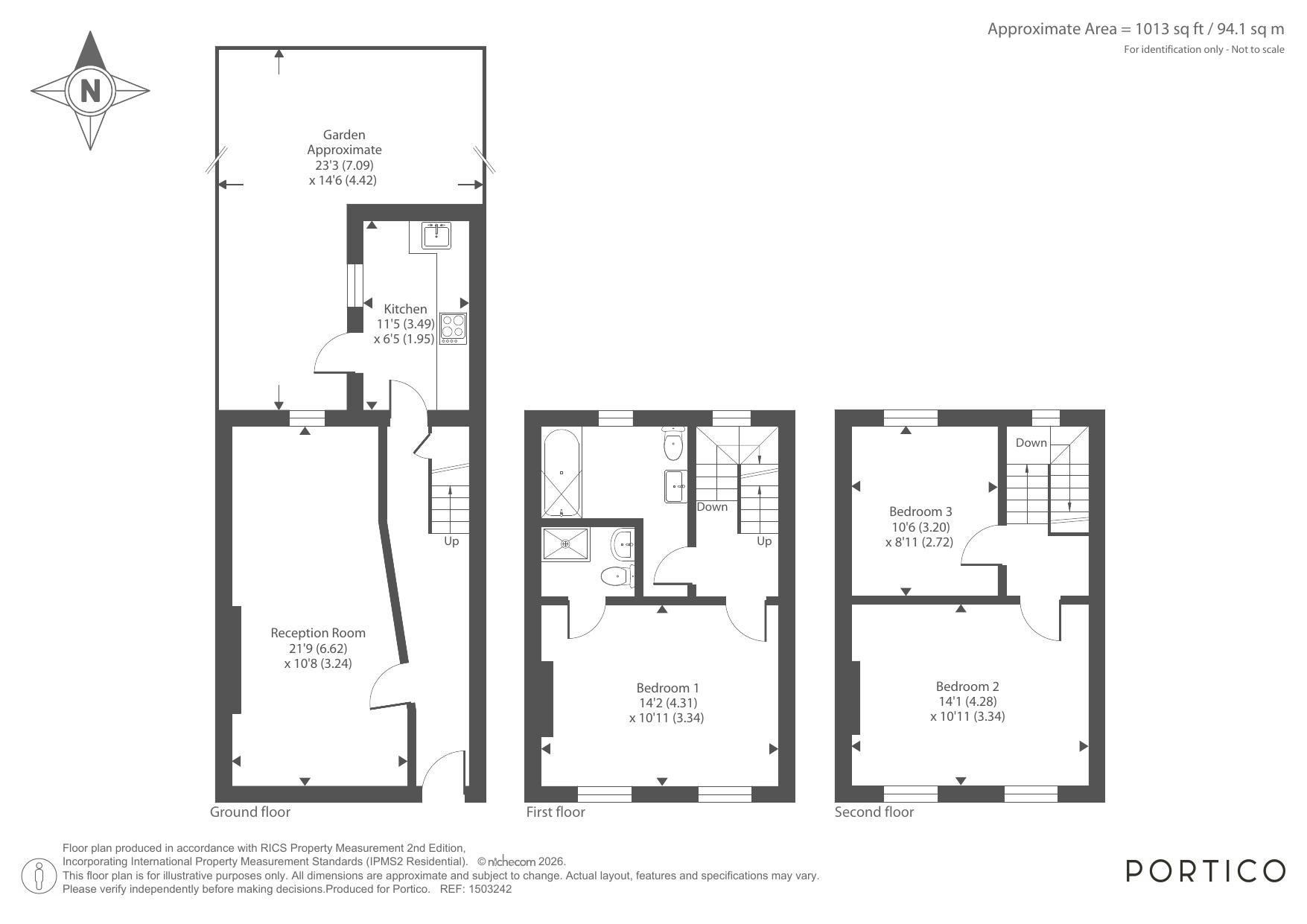 160, Balls Pond Road, N1, London floorplan