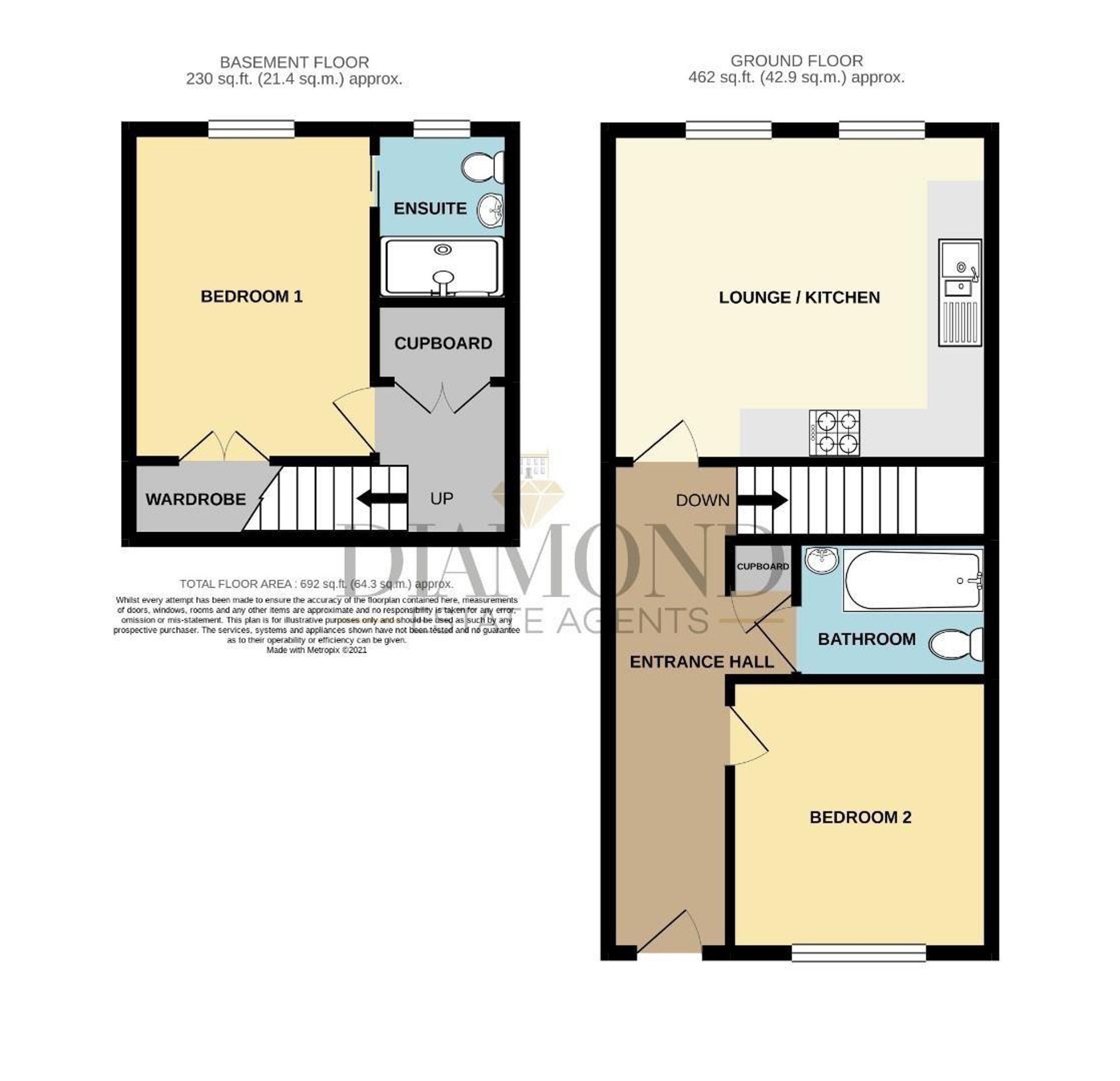 Beck's Square, Tiverton floorplan
