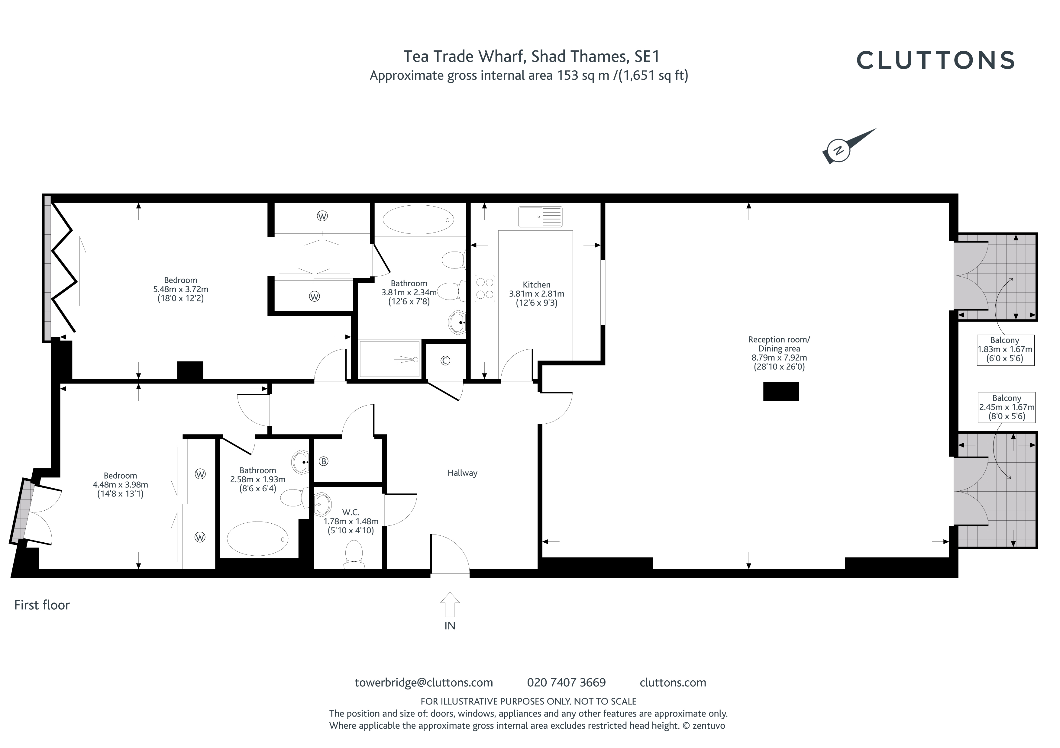 2 Bedrooms Flat to rent in Tea Trade Wharf, Shad Thames, London SE1