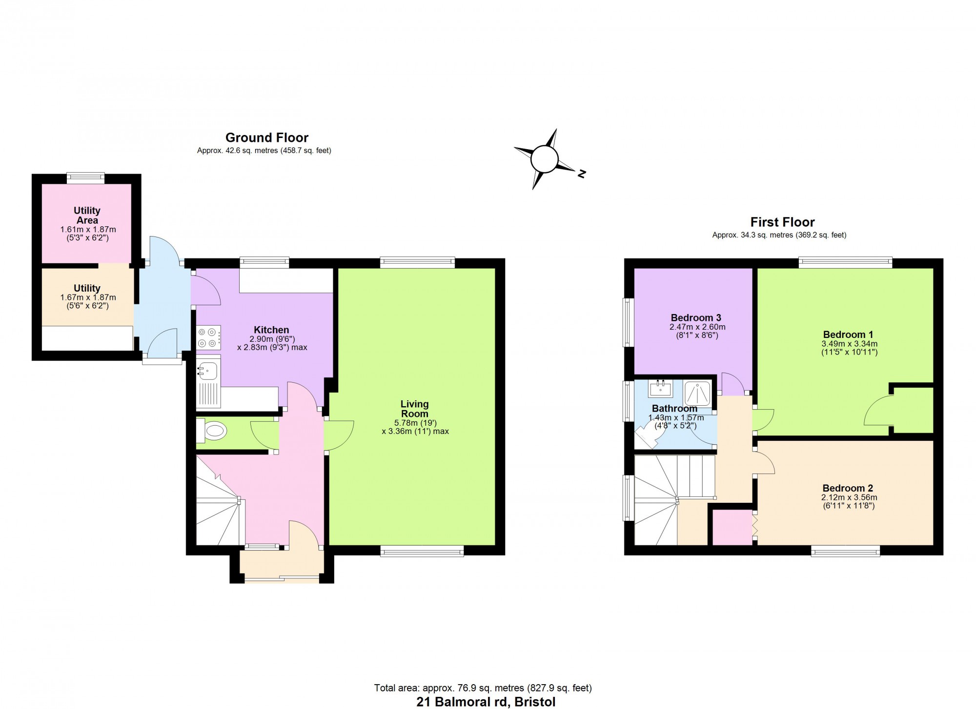3 Bedrooms End terrace house for sale in Balmoral Road, Keynsham BS31
