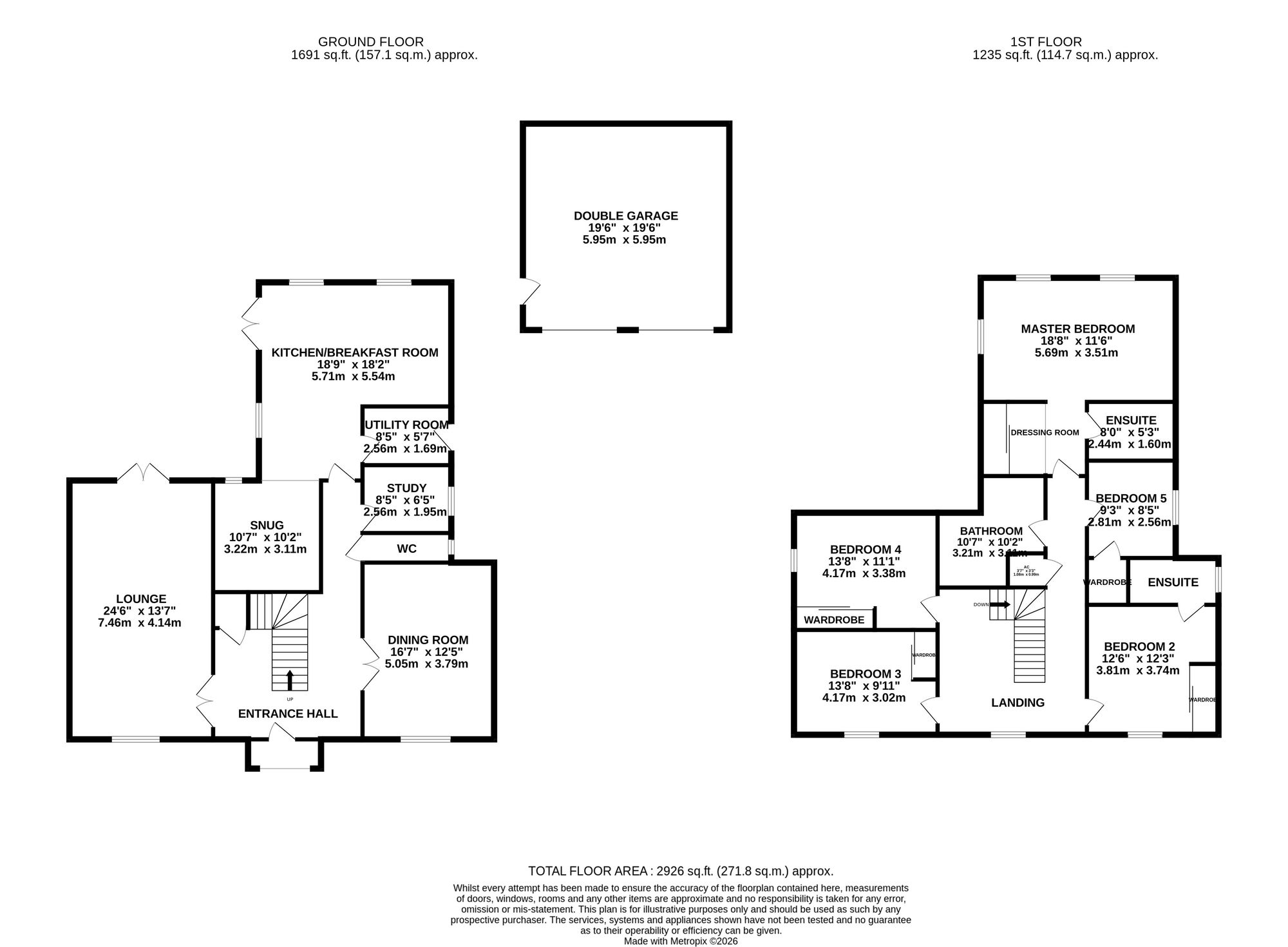 2 Kingsdown Close, Crewe floorplan