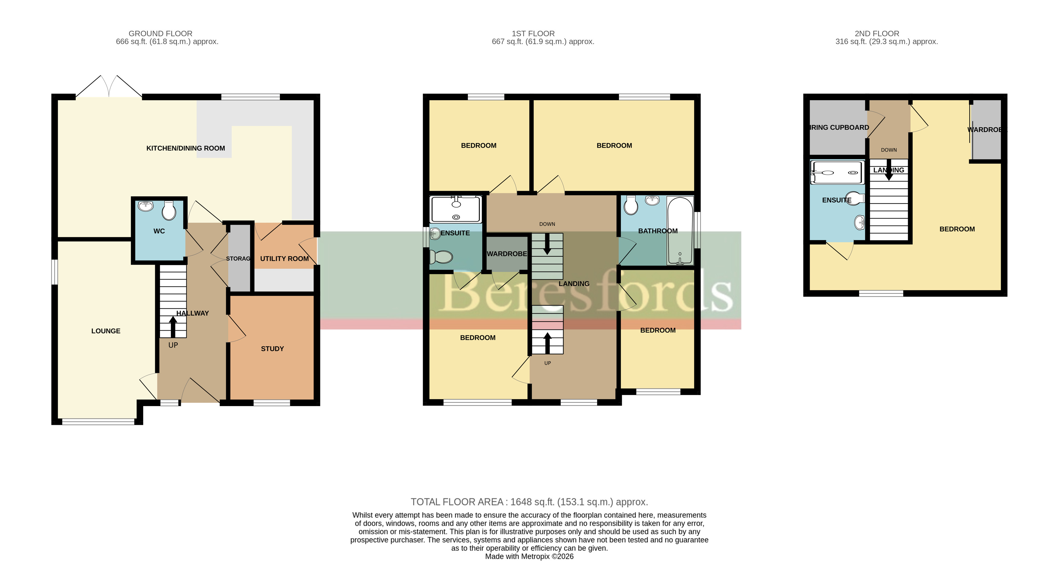 1, Bushell Way, Hornchurch floorplan