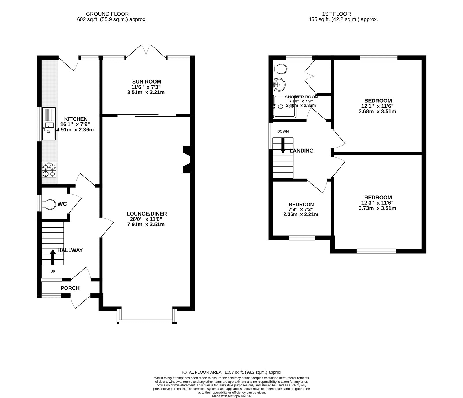 4, Julian Road, Nottingham floorplan