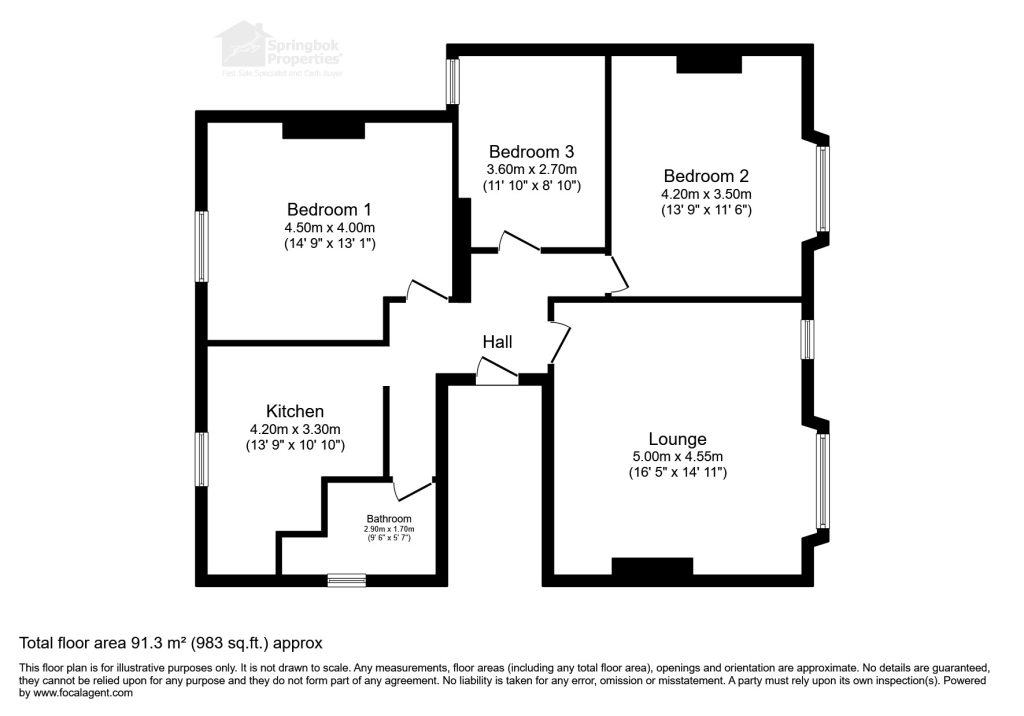 Flat 2, 51, George Street, Ryde floorplan