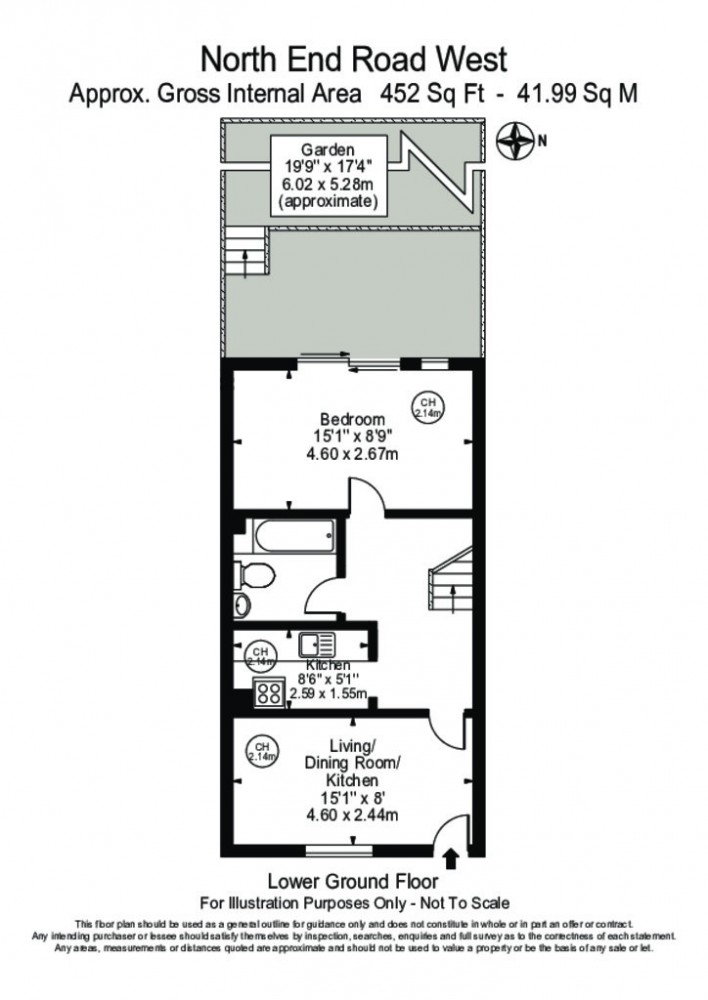 1 Bedrooms Flat to rent in North End Road, West Kensington W14