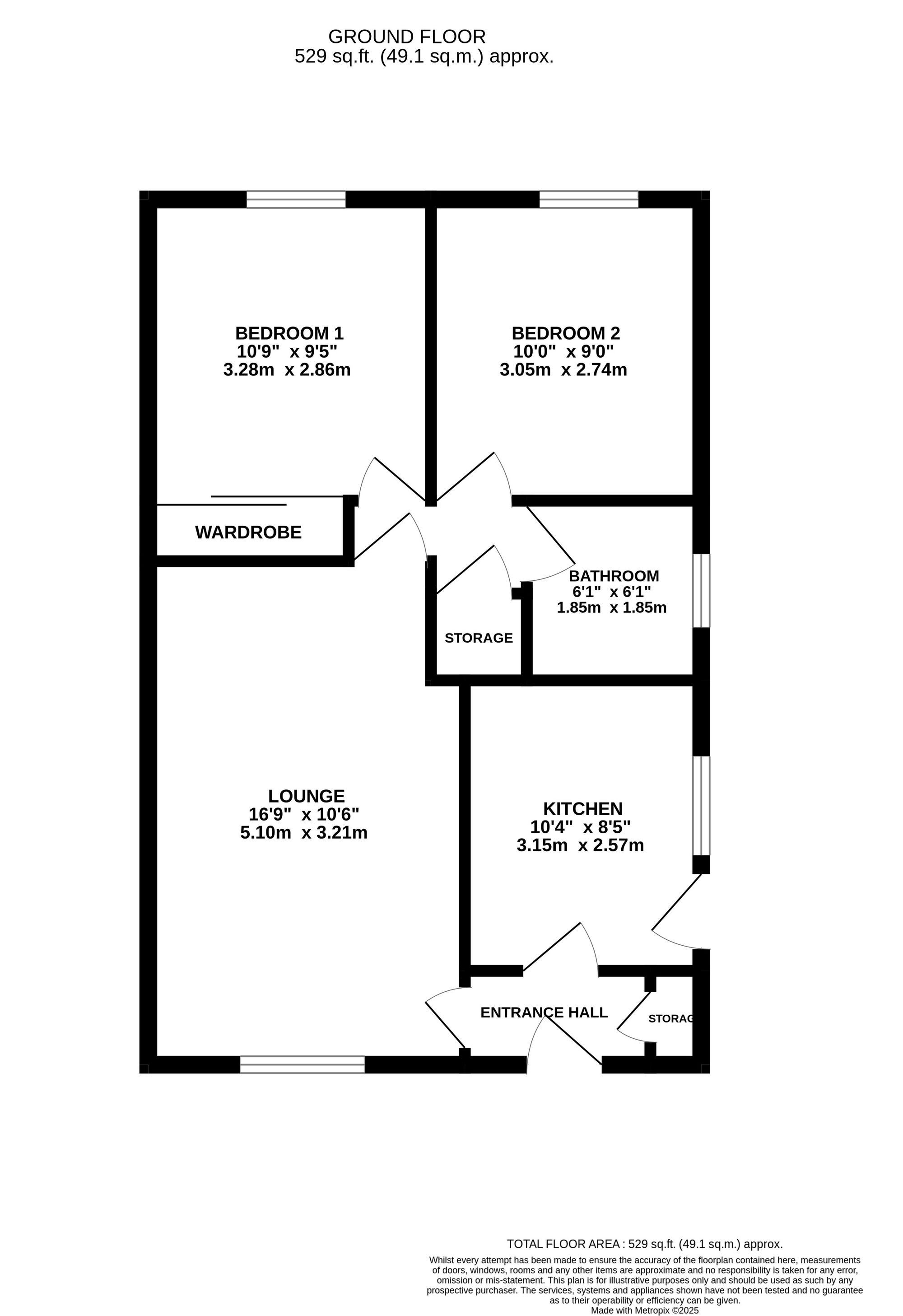 19 Keswick Close, Crewe floorplan