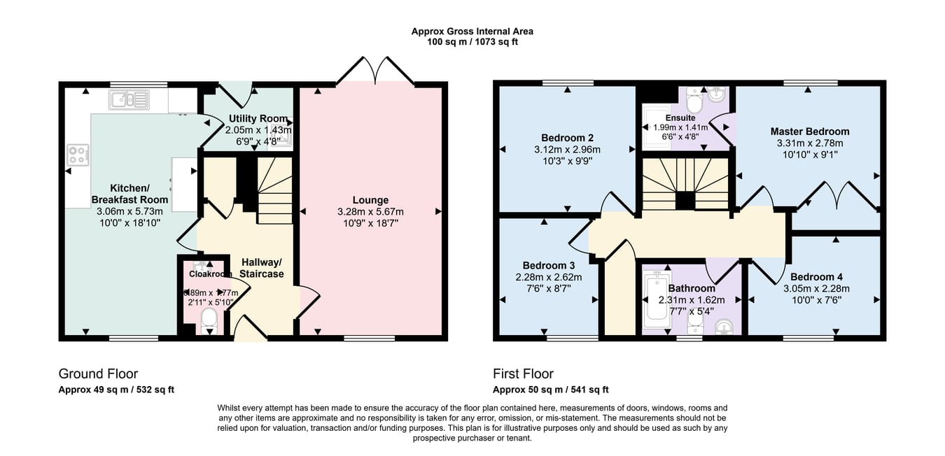 110, Waun Fawr, Swansea floorplan