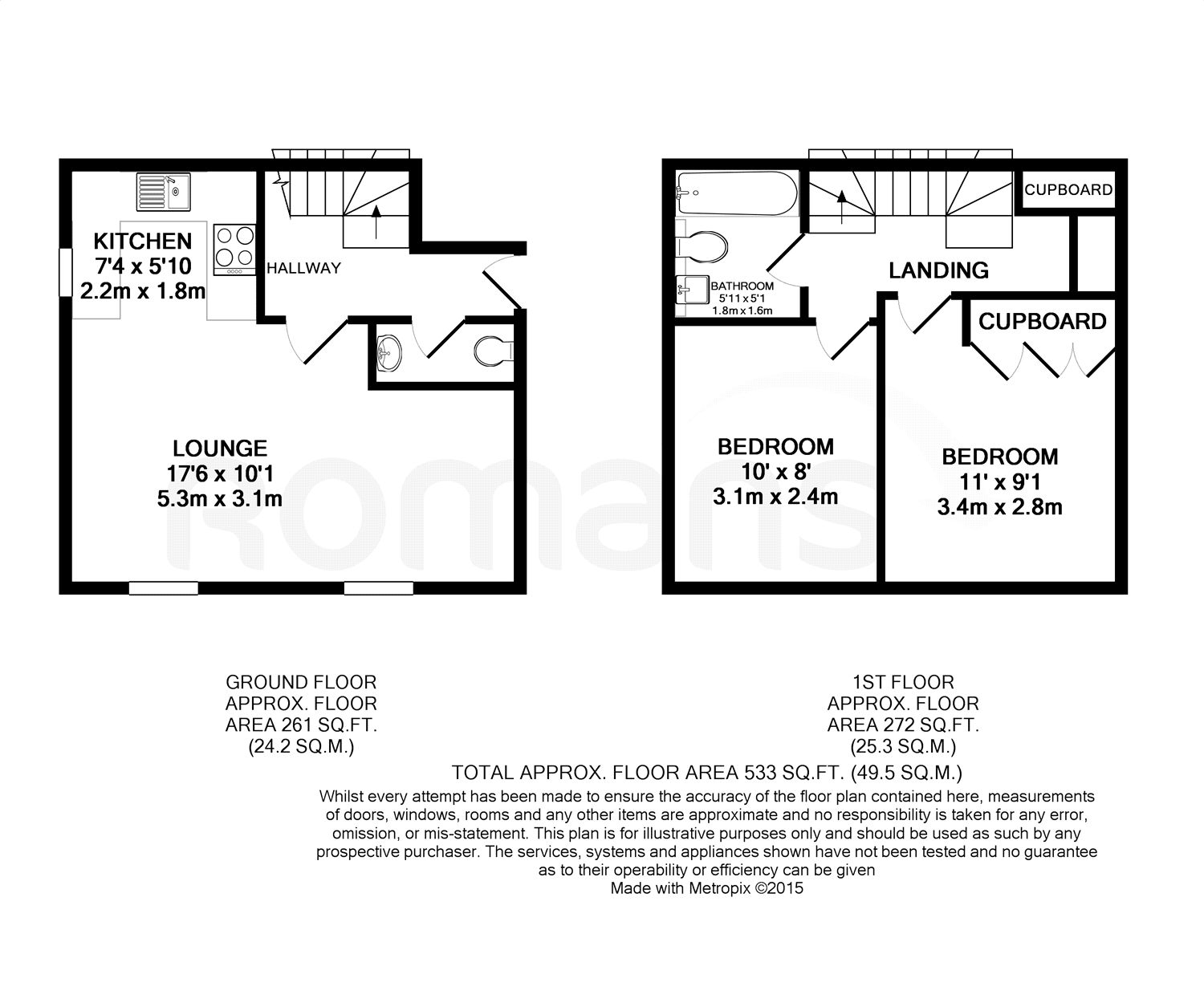 1 Grove Court, The Bevers, Reading floorplan