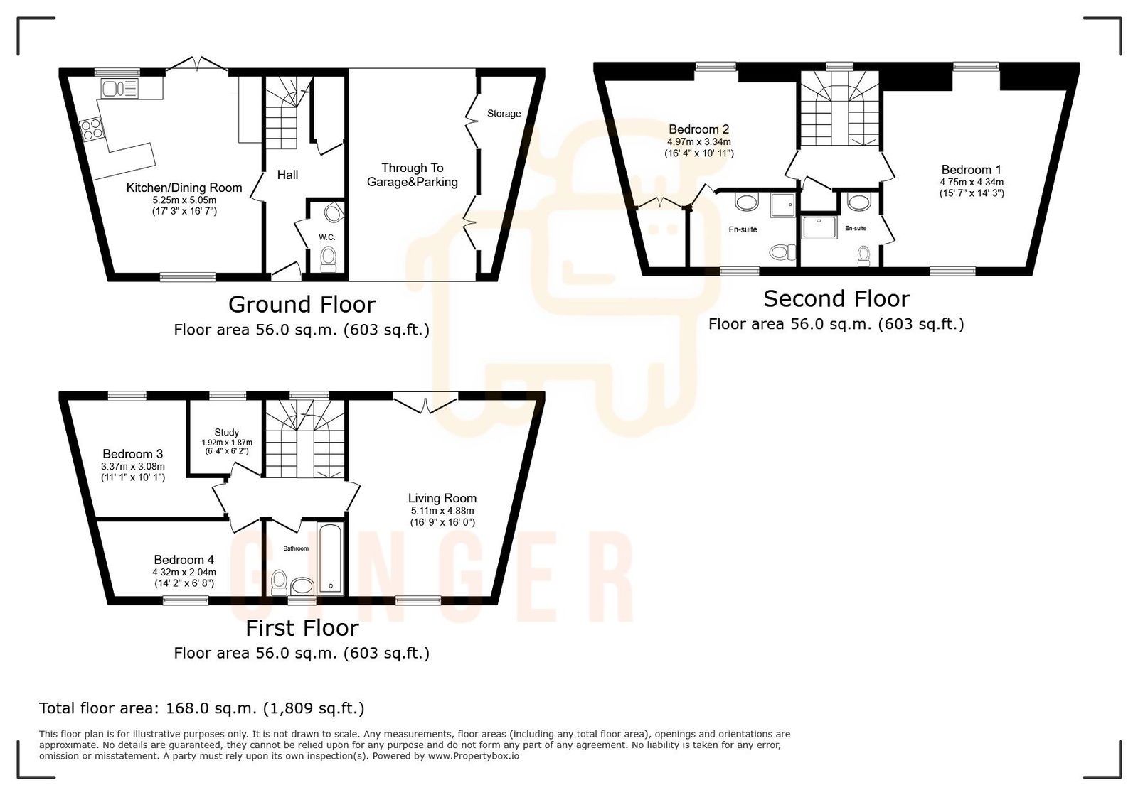 54, Brooklands Avenue, Bedford floorplan