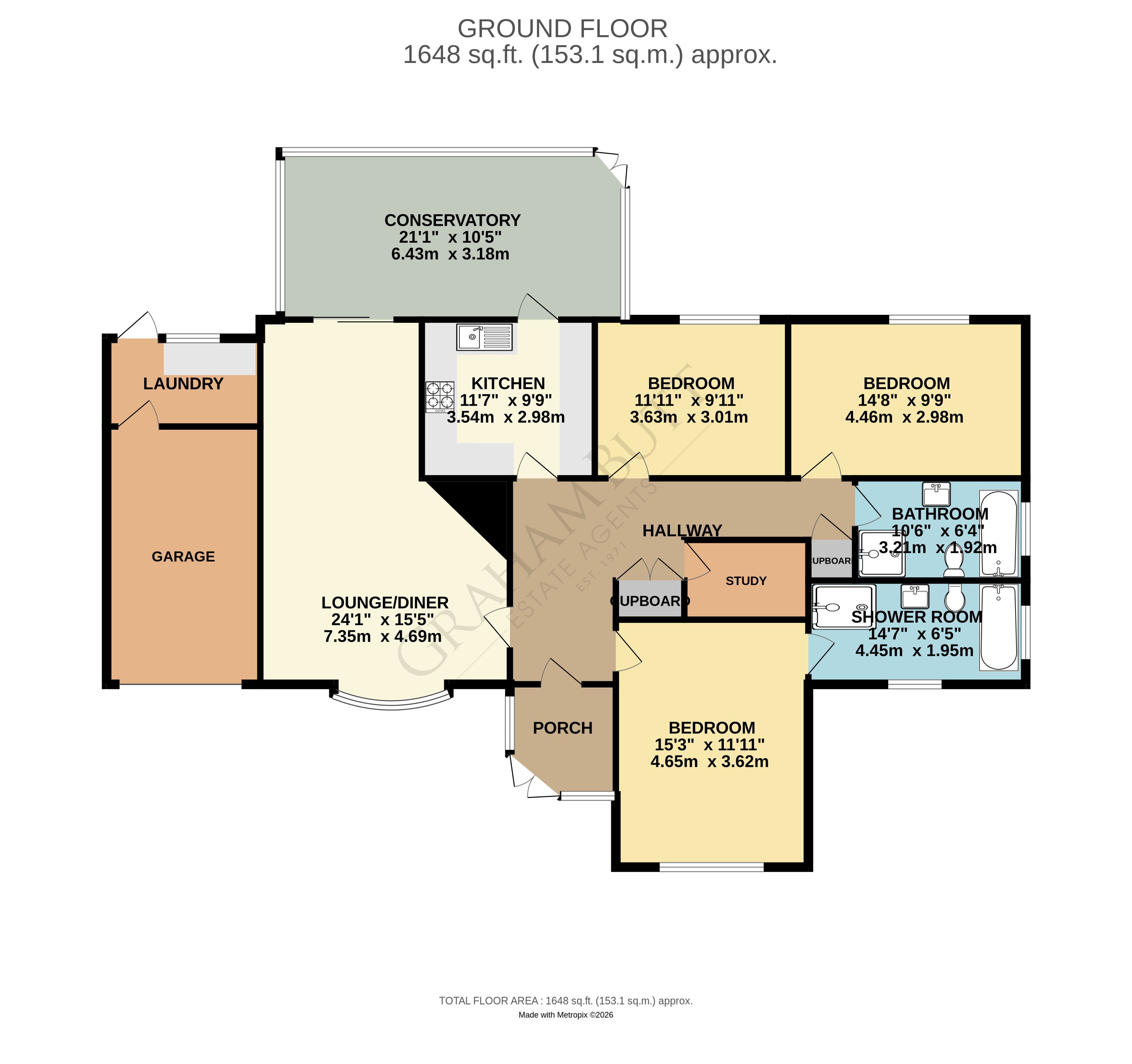 25, Hawke Close, Littlehampton floorplan