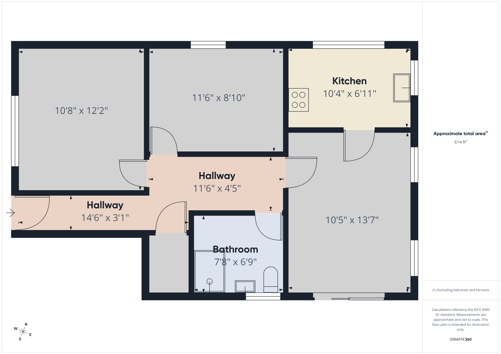 Apartment 5 Coach House Mews,, Bridge Street, Garstang floorplan