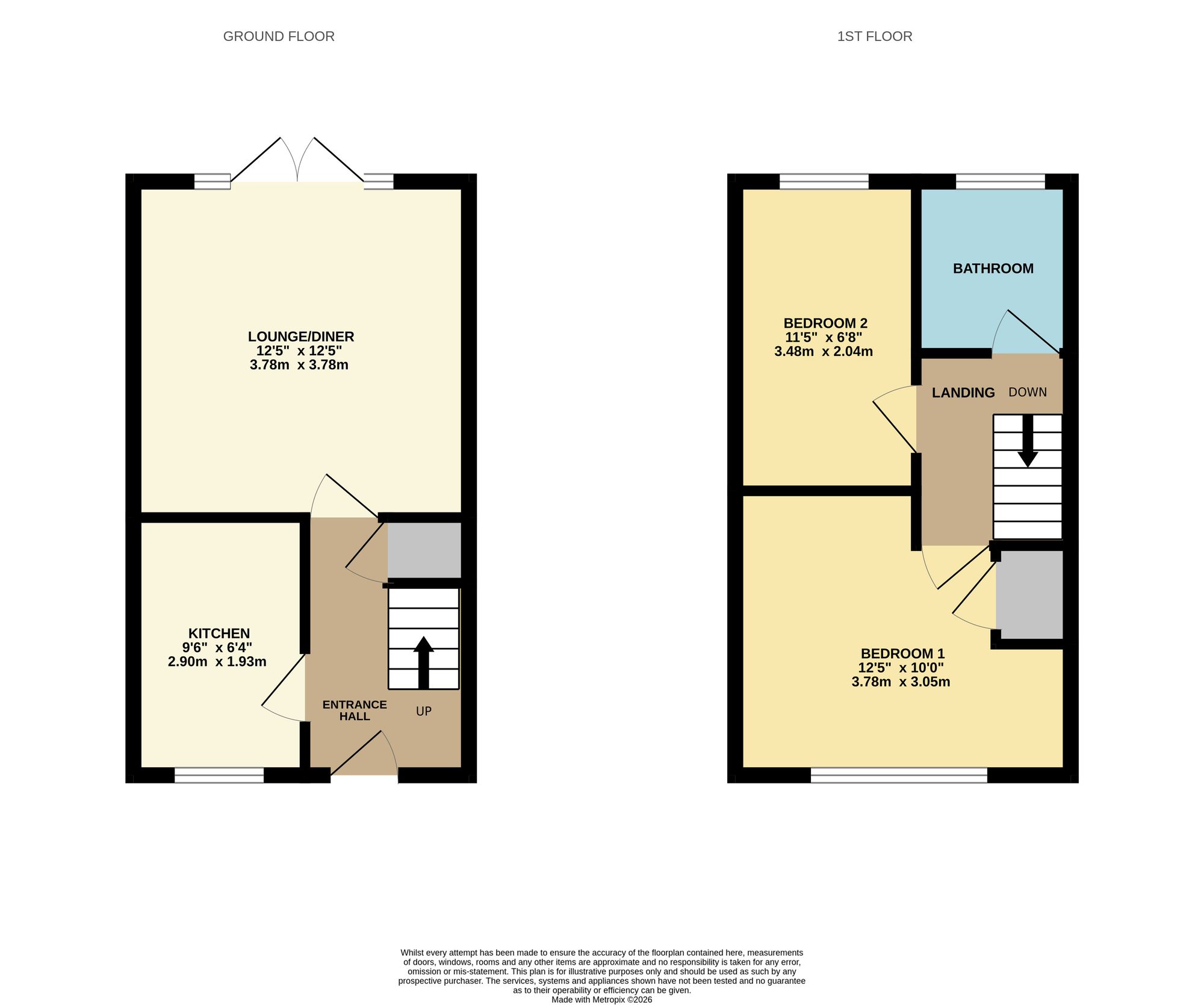 2 Unwin Close, Southampton floorplan