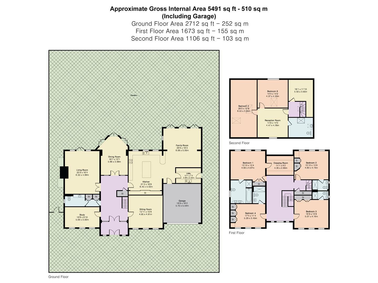 Lancaster Grange, 104 Camlet Way, Hadley Wood floorplan