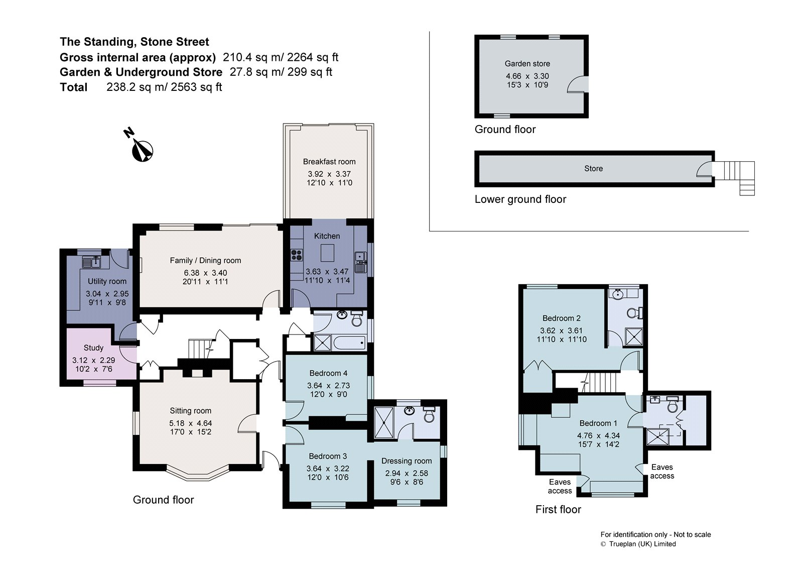 The Standing,, Stone Street, Sevenoaks floorplan