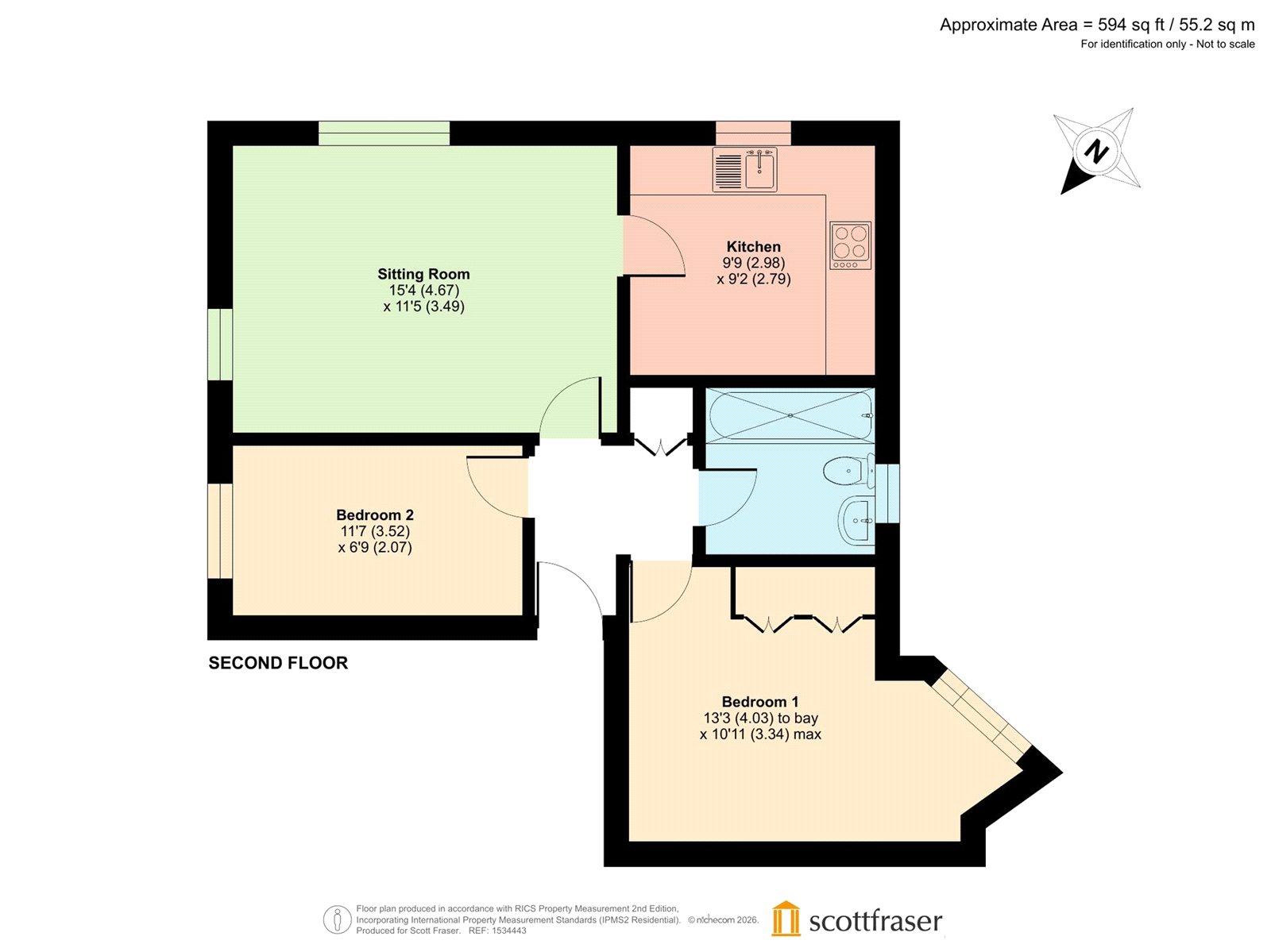 Bennett Crescent, Oxford floorplan