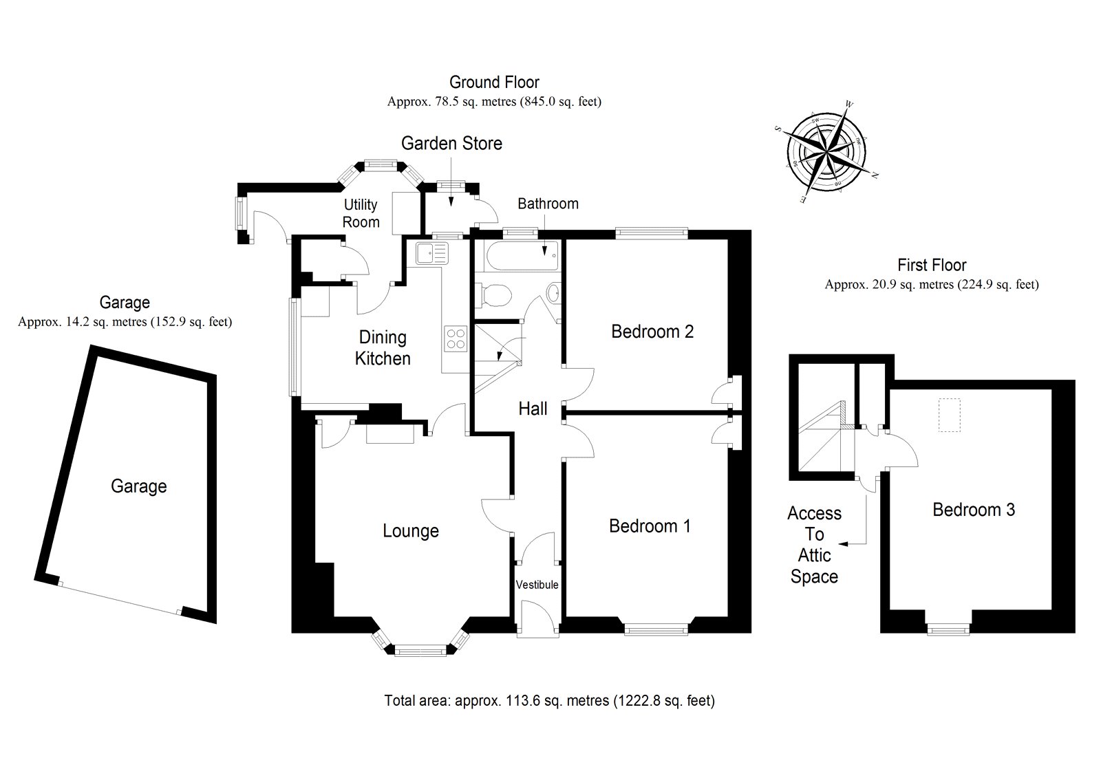 3 Bedrooms Semi-detached bungalow for sale in Glasgow Road, Stirling FK7