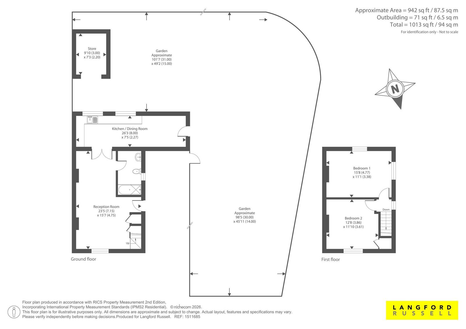 50, Tylers Green Road, Swanley floorplan