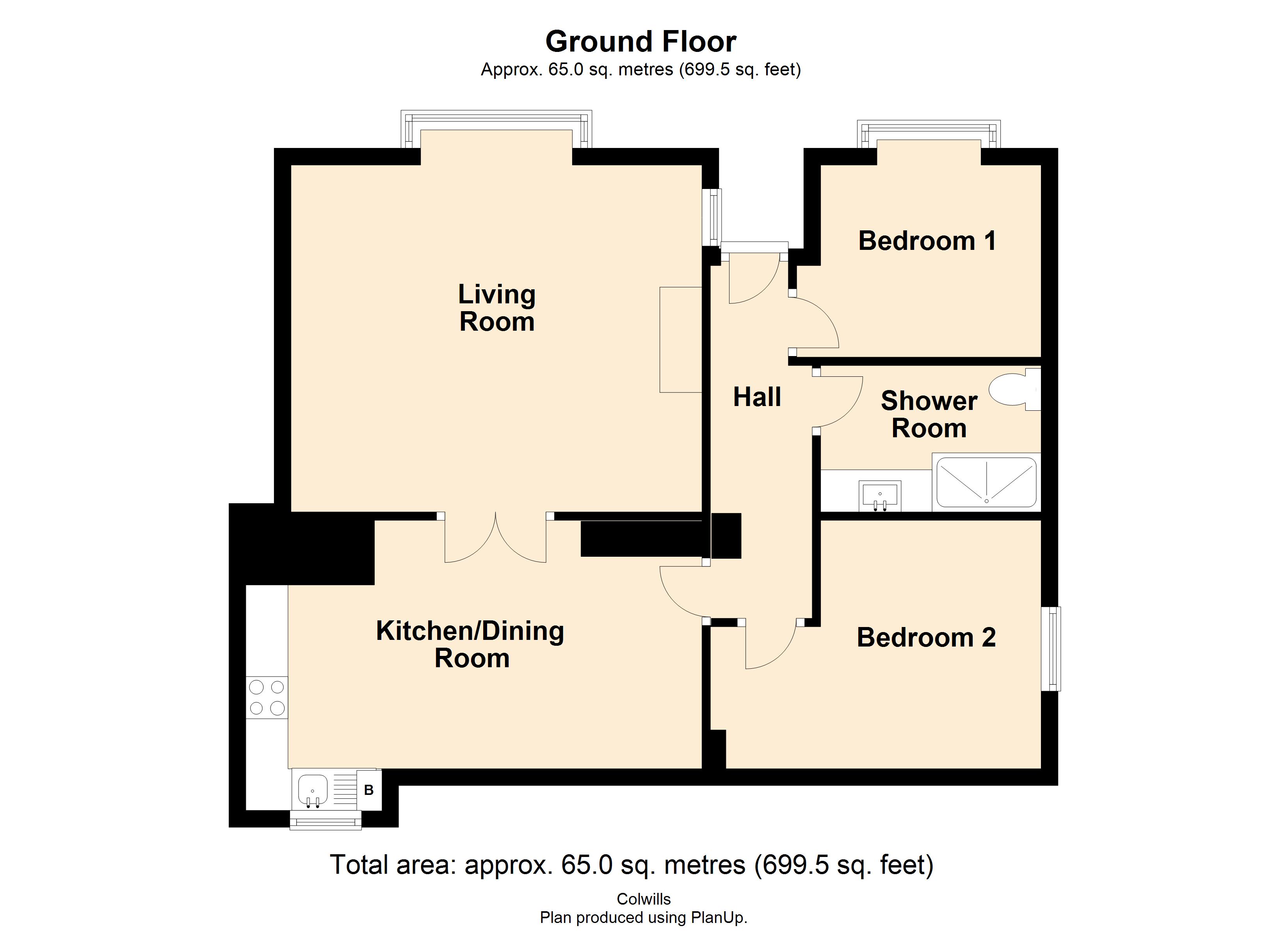 4 Sunnybank Gardens, Bencoolen Road, Bude floorplan