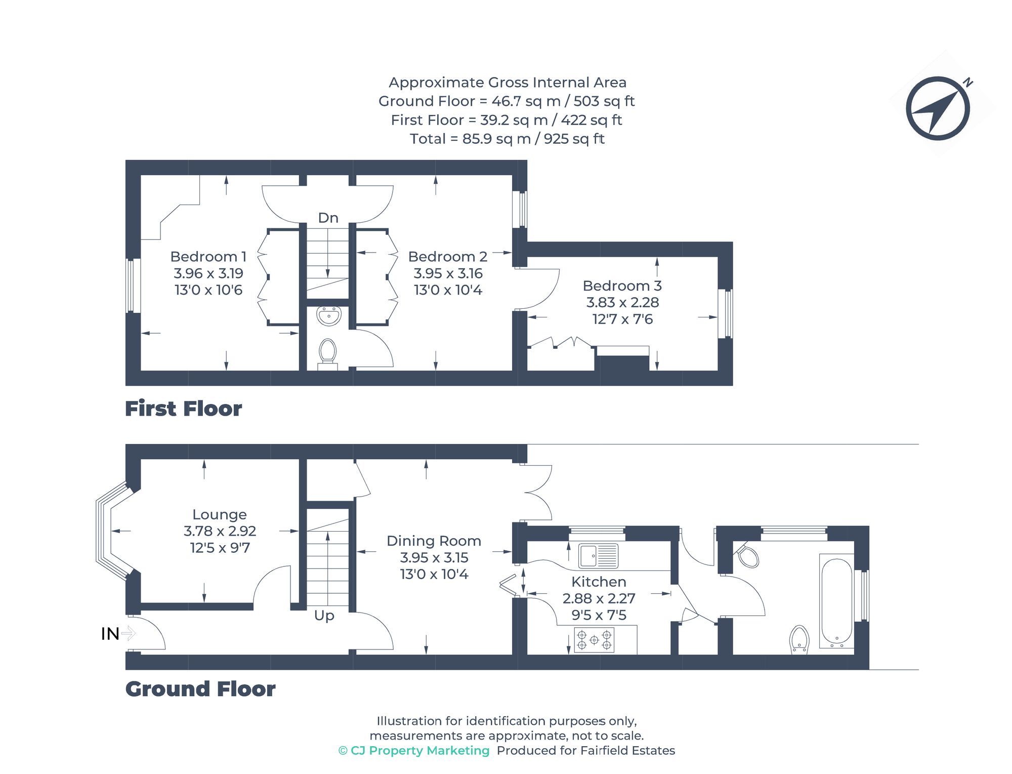 86 Queens Avenue, Watford floorplan