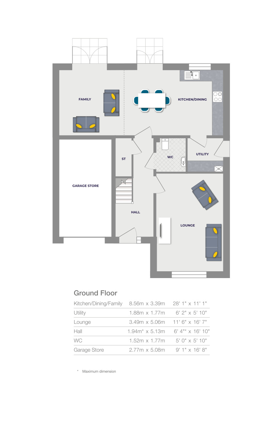 St. Davids Grove, Ingleby Barwick, StocktonOnTees TS17, 5 bedroom detached house for sale
