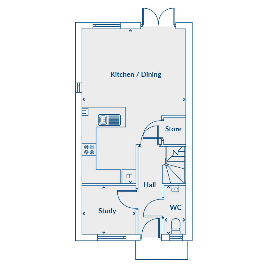 Plot 51, Keepmoat - Fairlands Gate Sales Office, Bedwell Crescent, Stevenage floorplan