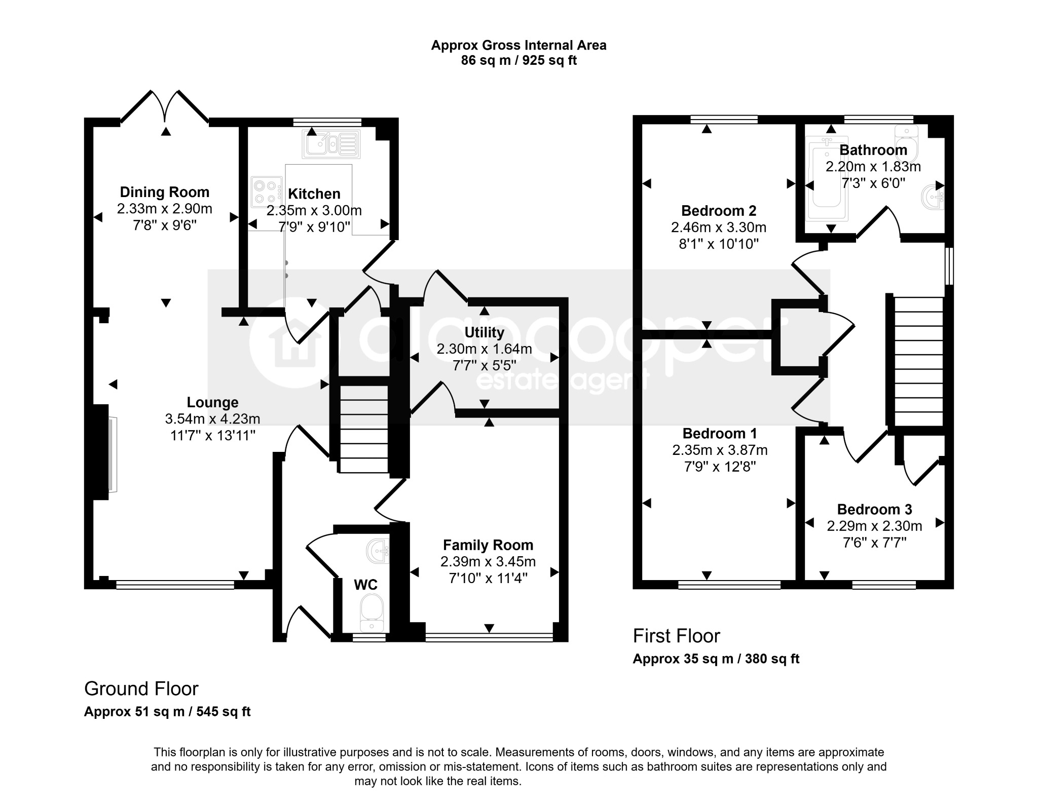 17 Thorncliffe Way, Nuneaton, Warwickshire floorplan