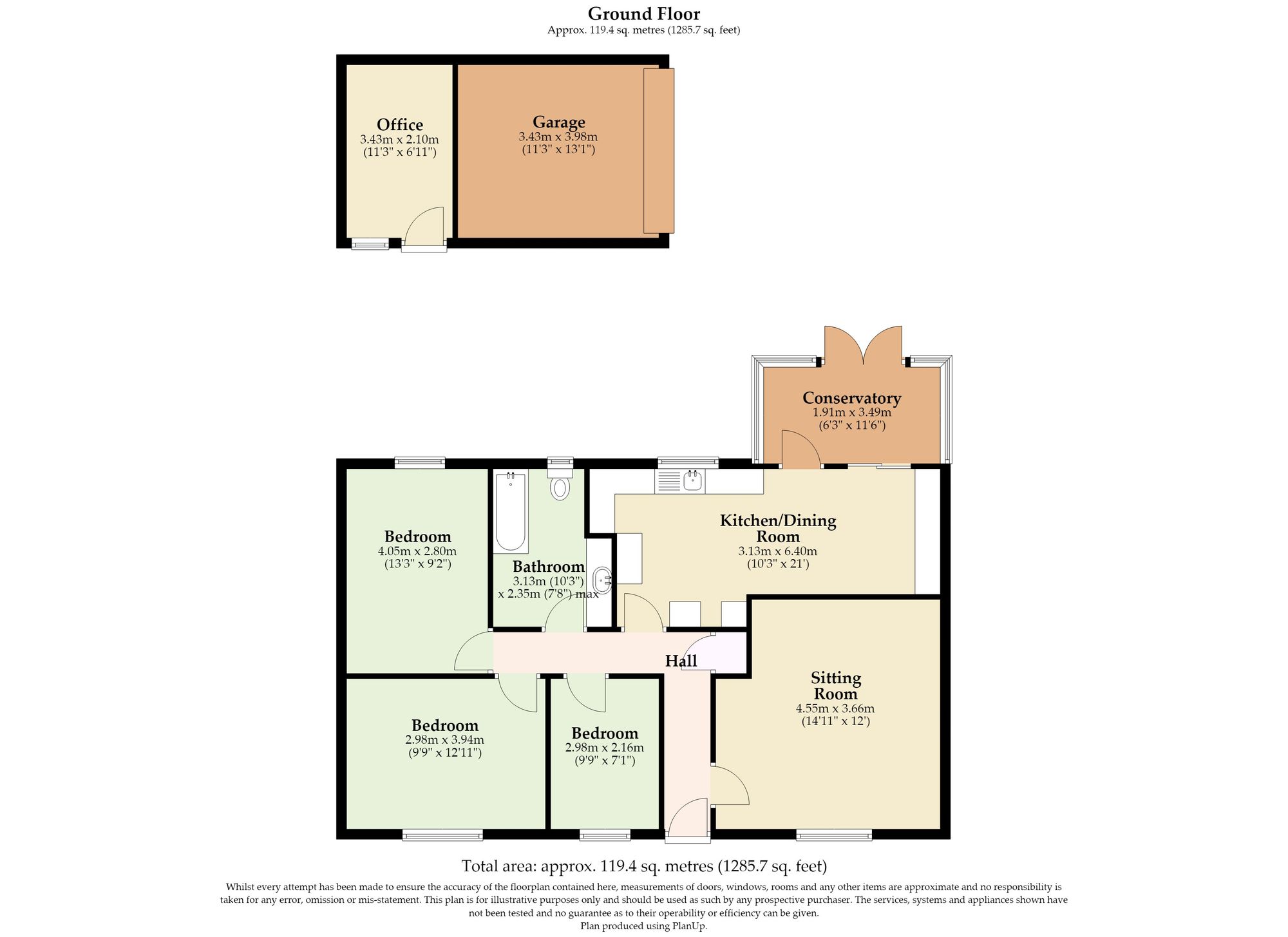14 Bond Close, Diss floorplan