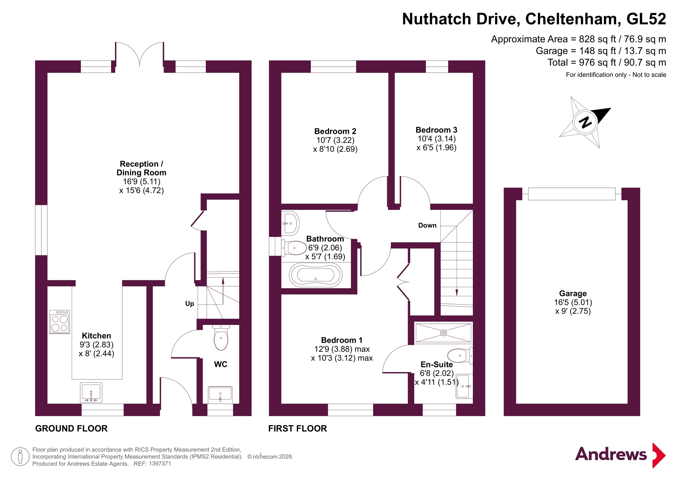 9, Nuthatch Drive, Cheltenham floorplan