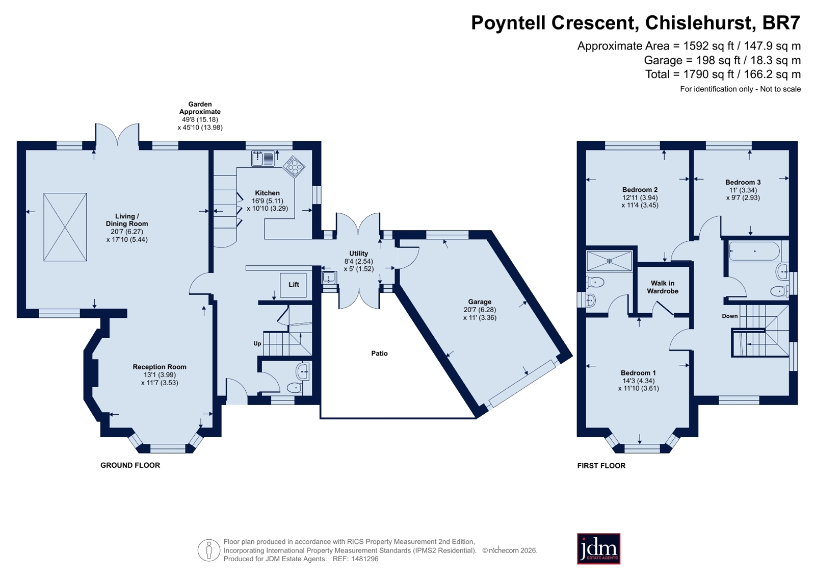 18, Poyntell Crescent, Chislehurst floorplan