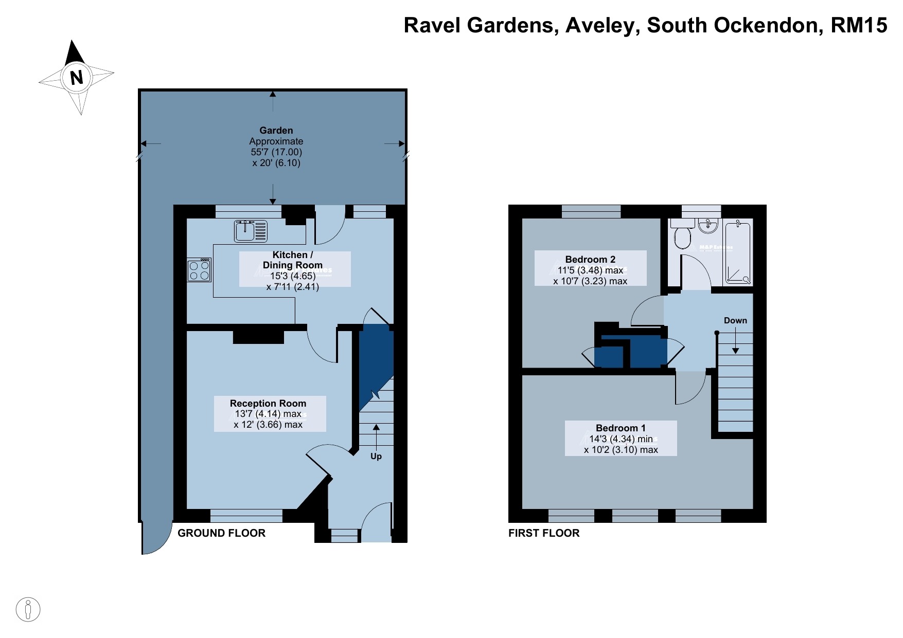 54, Ravel Gardens, South Ockendon floorplan
