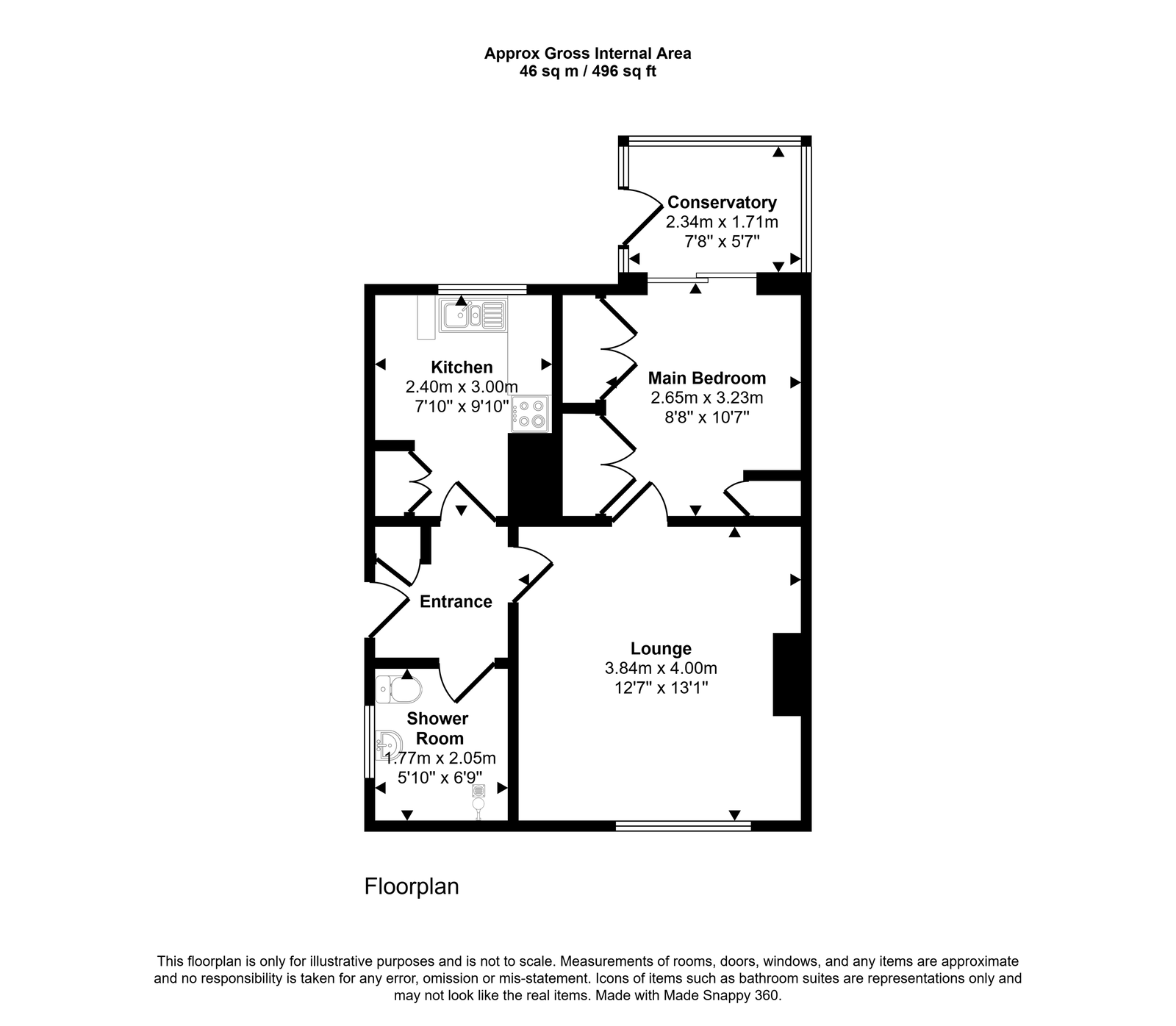 19, Gay Elms Road, Bristol floorplan