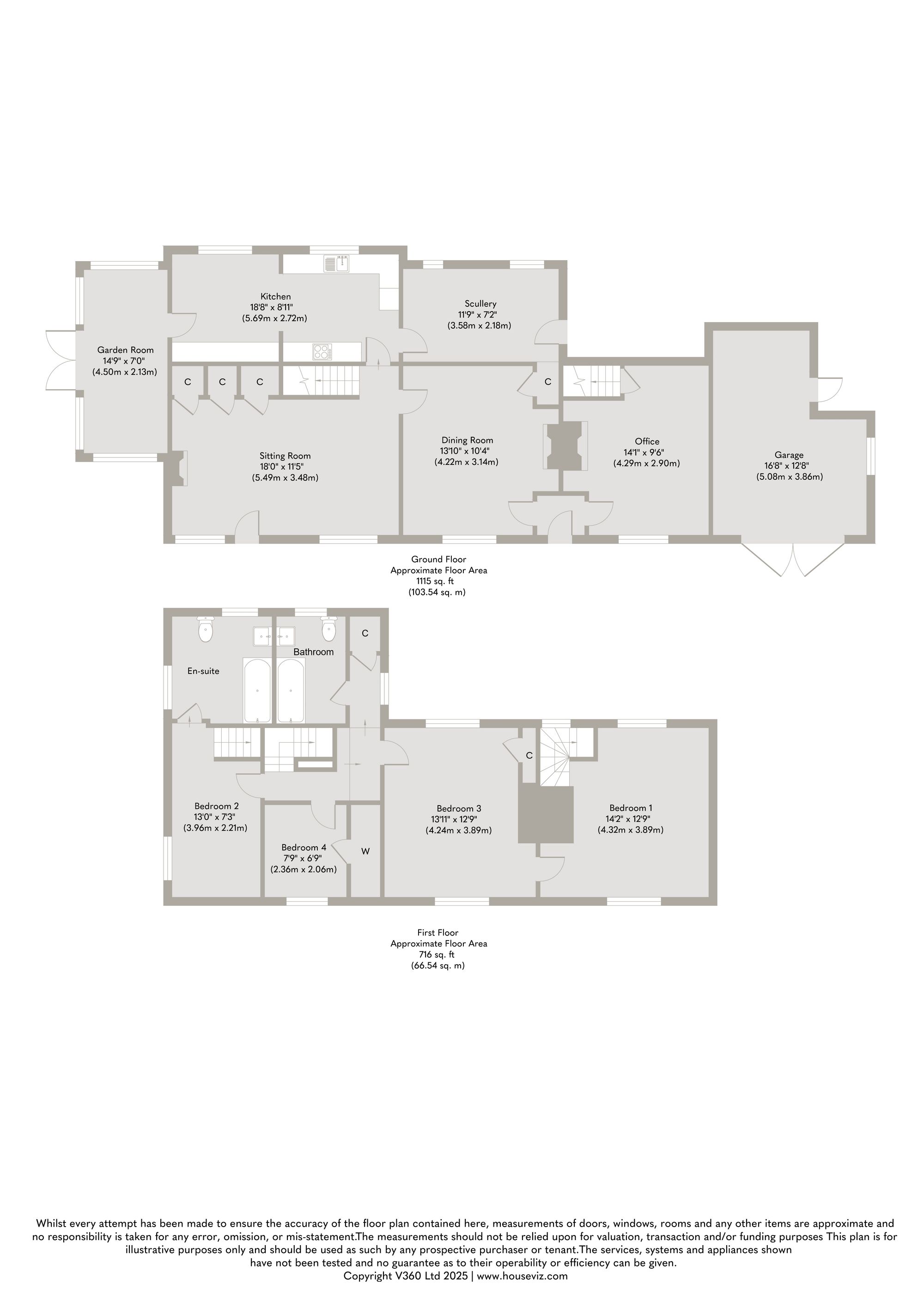 Springwater Cottage The Street, Norwich floorplan