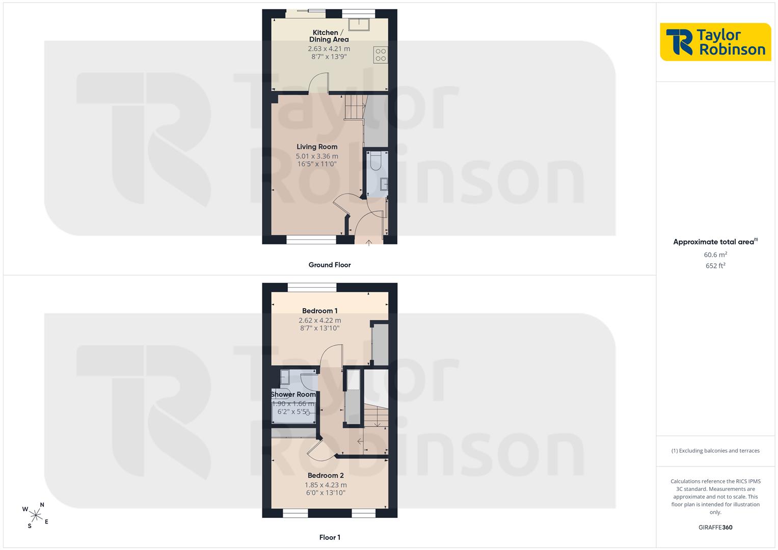 2, Boleyn Close, Crawley floorplan