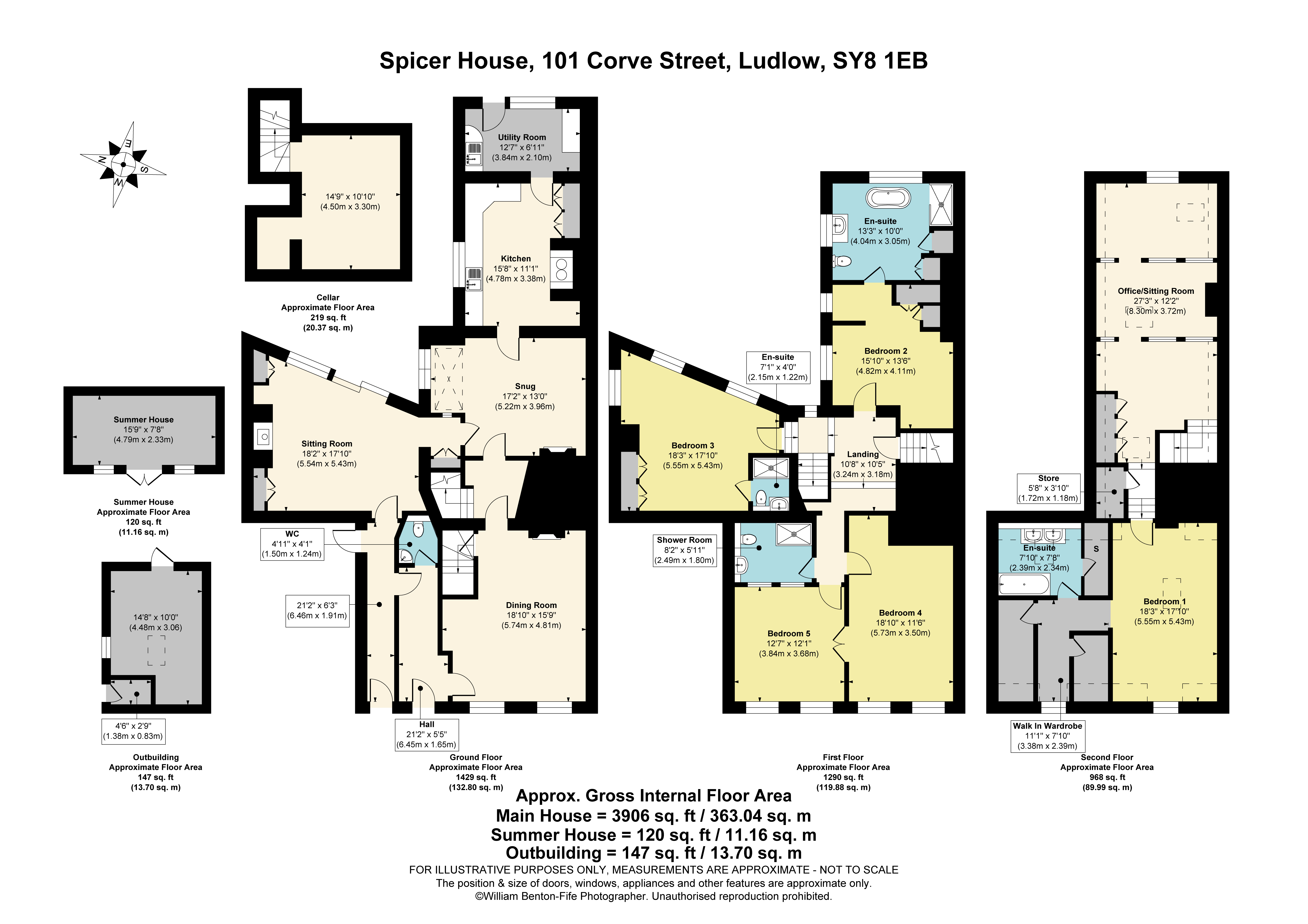 Spicers House, 101, Corve Street, Shropshire floorplan