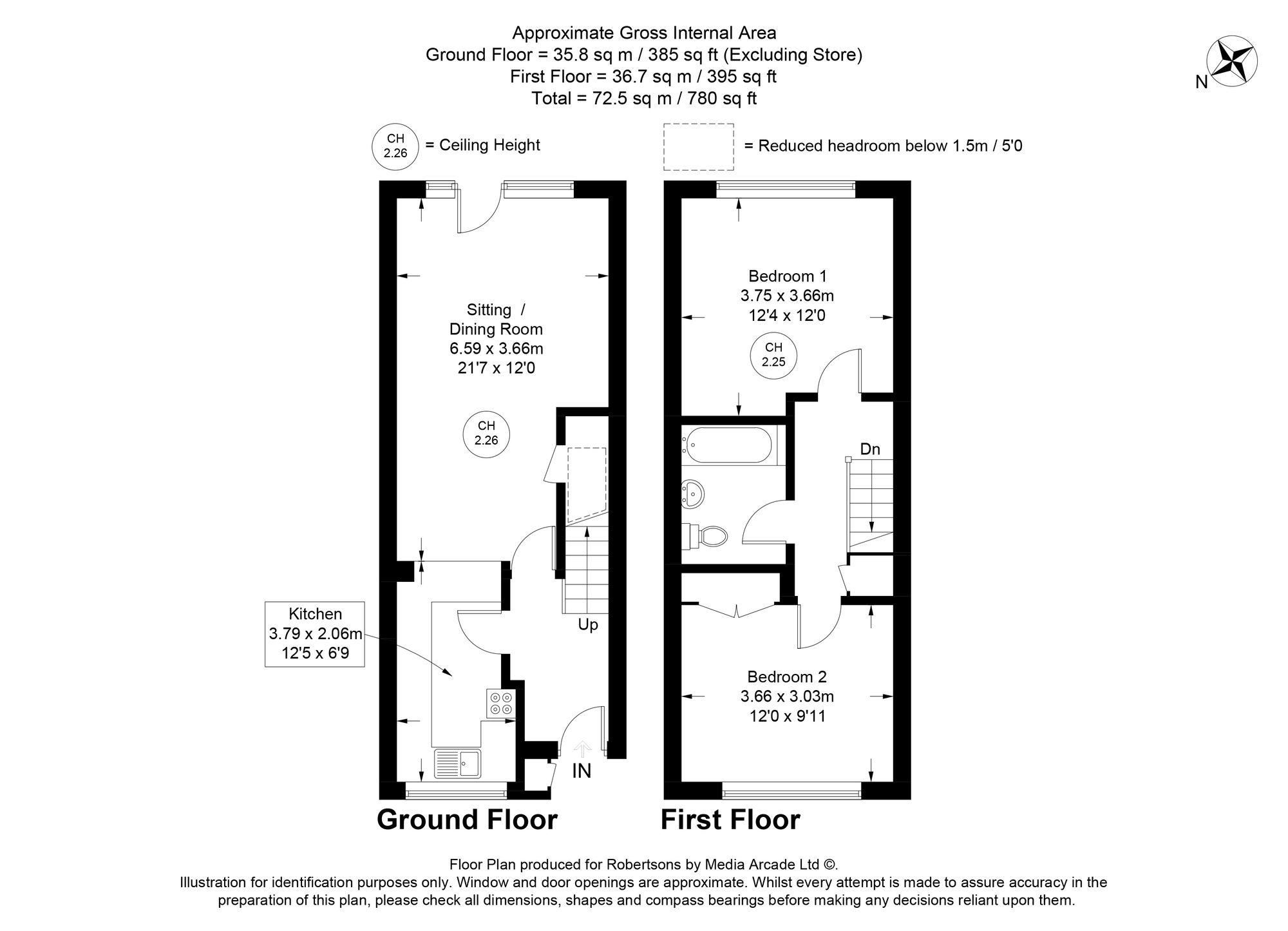63 Barleyfields, High Wycombe floorplan