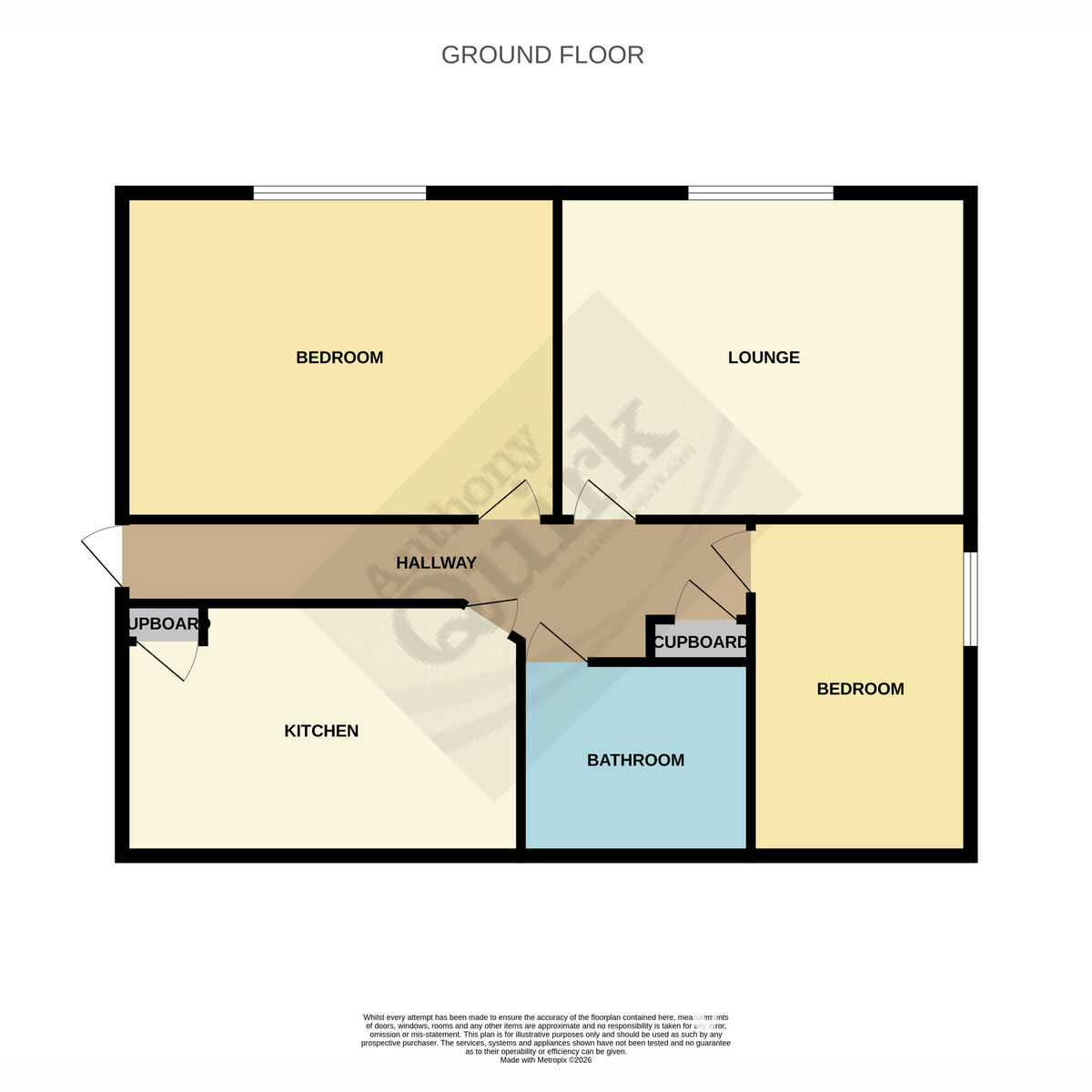 Flat Flat 2, Flat 2, Mornington Cresent, Canvey Island floorplan