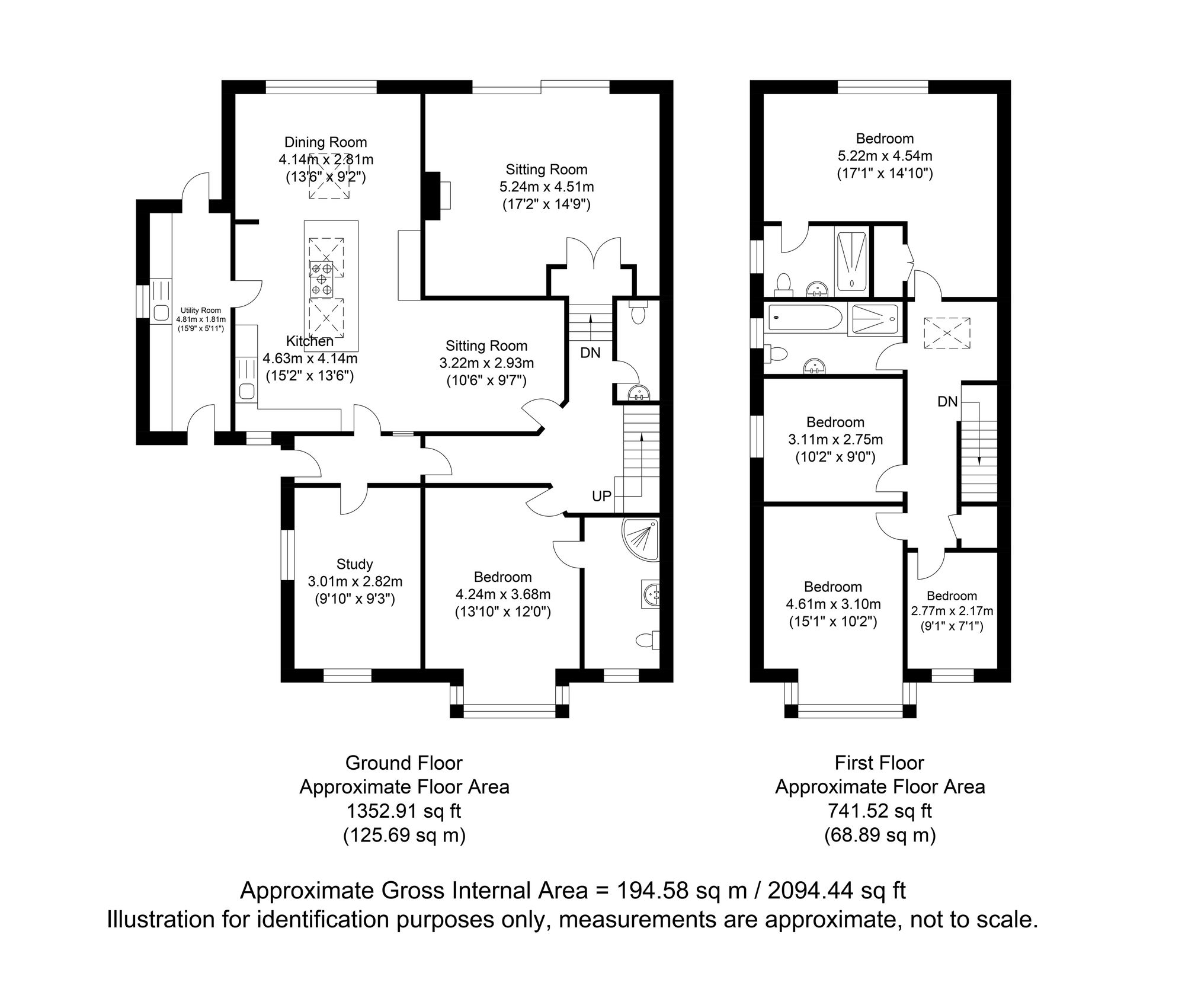4 Barn Hatch Close, Lewes floorplan