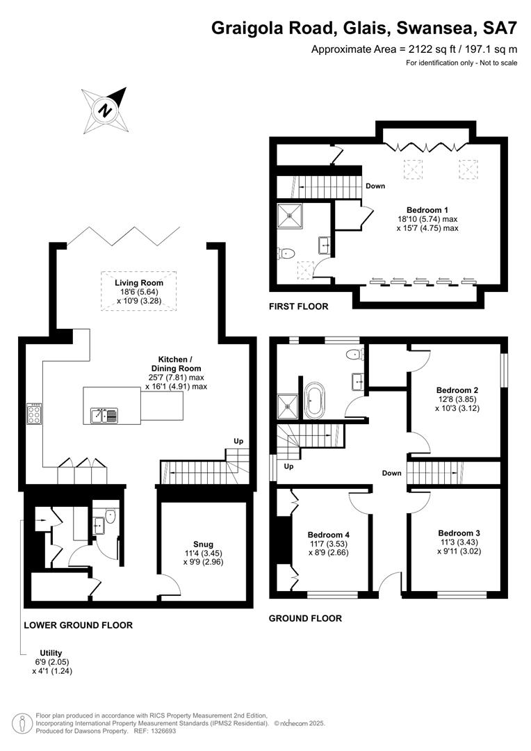 The Gable, 5, Graigola Road, Swansea floorplan