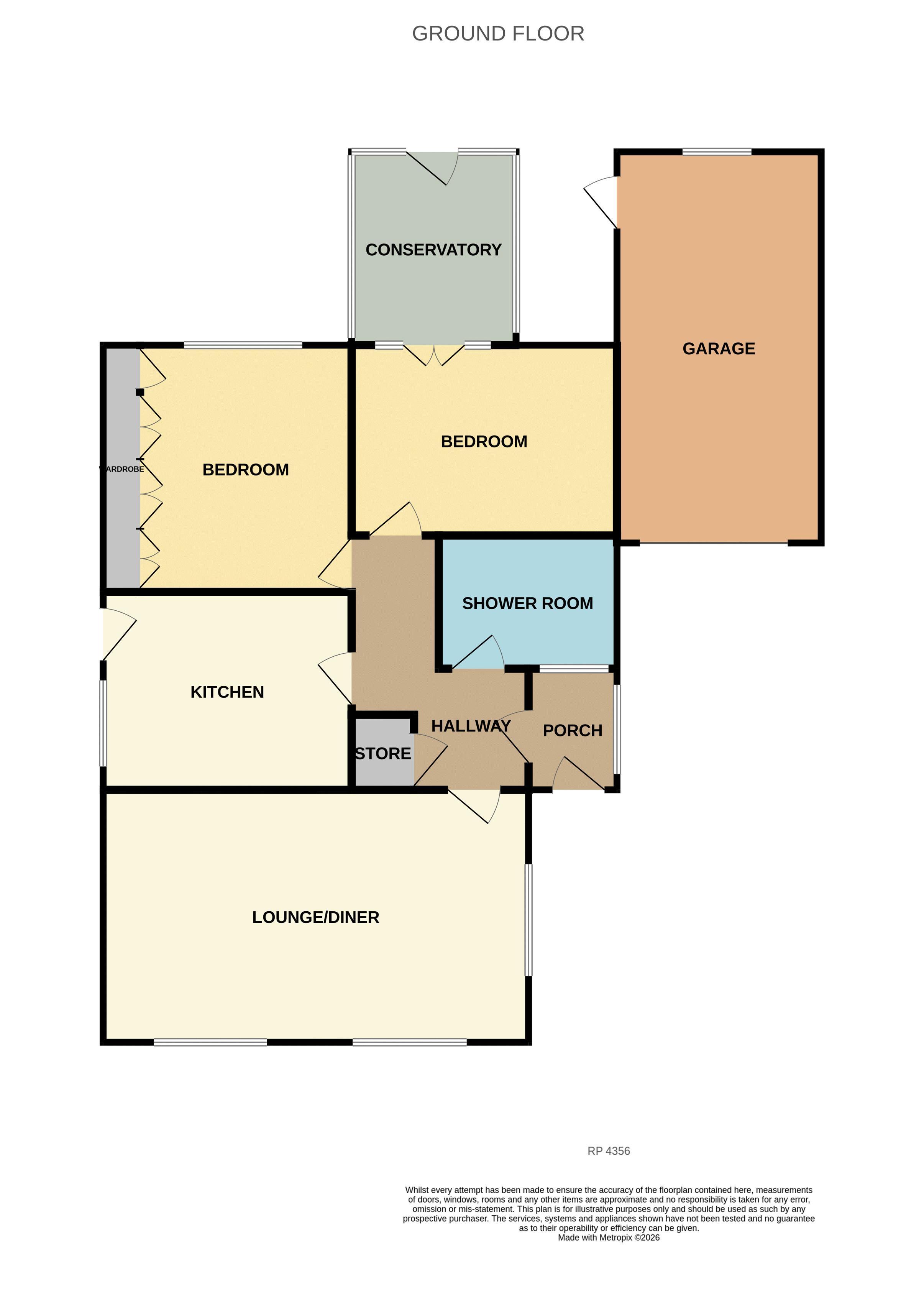 18, Lon Y Gaer, Conwy floorplan